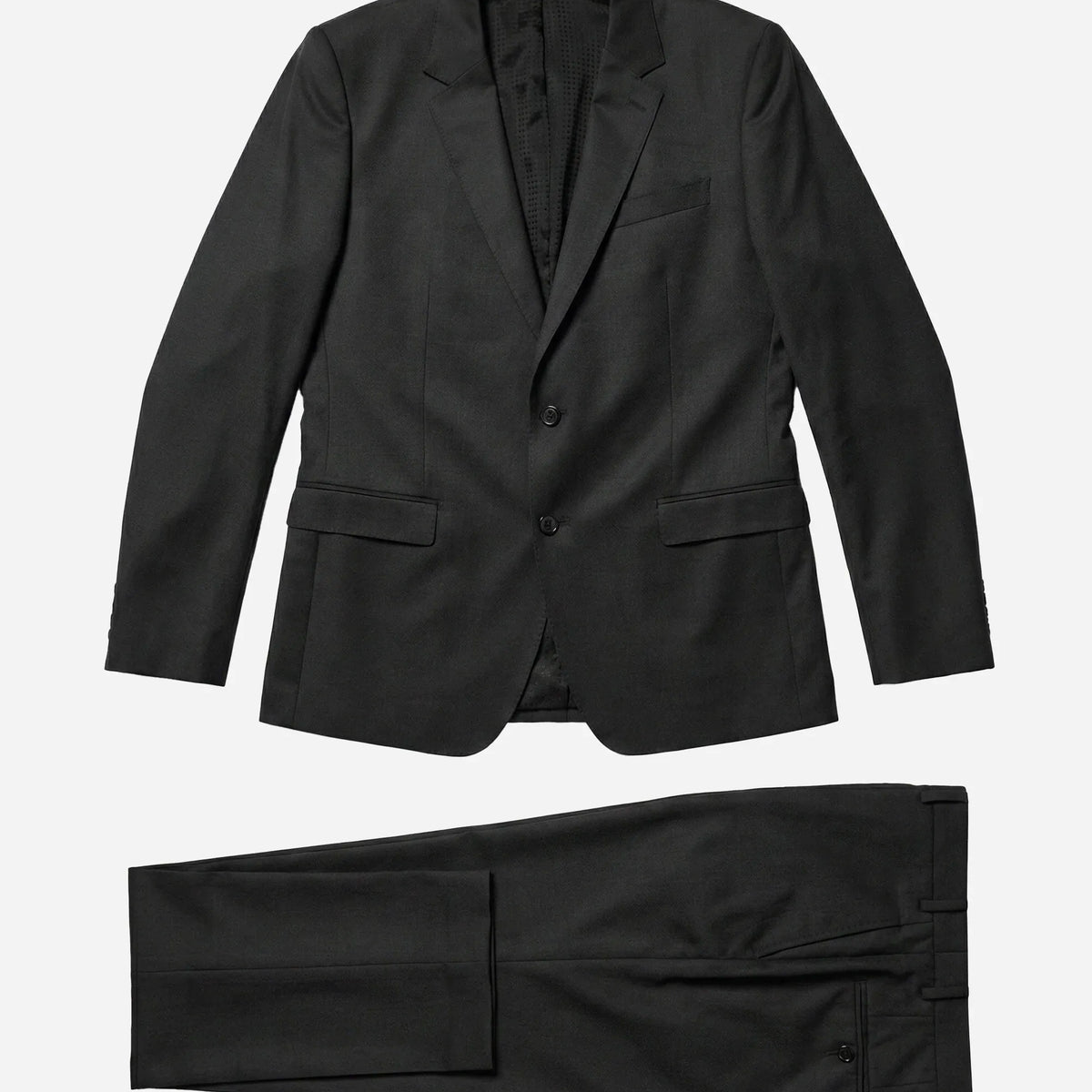 Dolce & Gabbana グレーウールのツーピーススーツ | Sendegaro JP