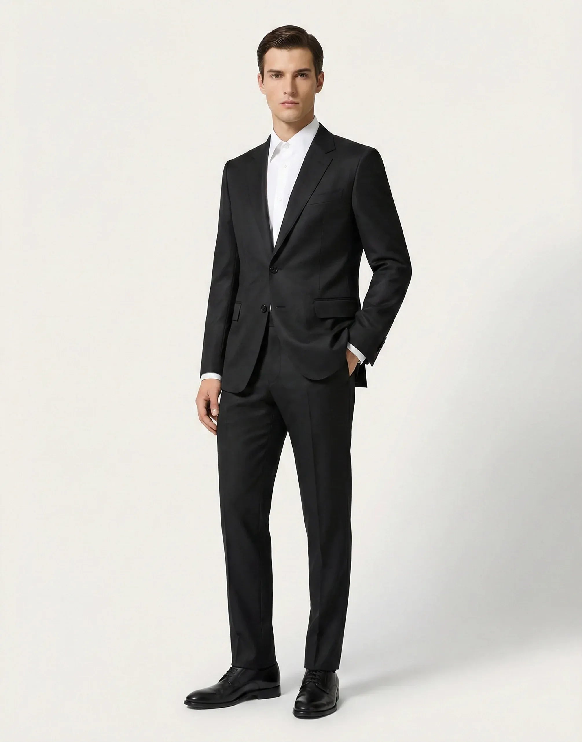 Dolce & Gabbana Grey Wool Two-Piece Suit - alternate view