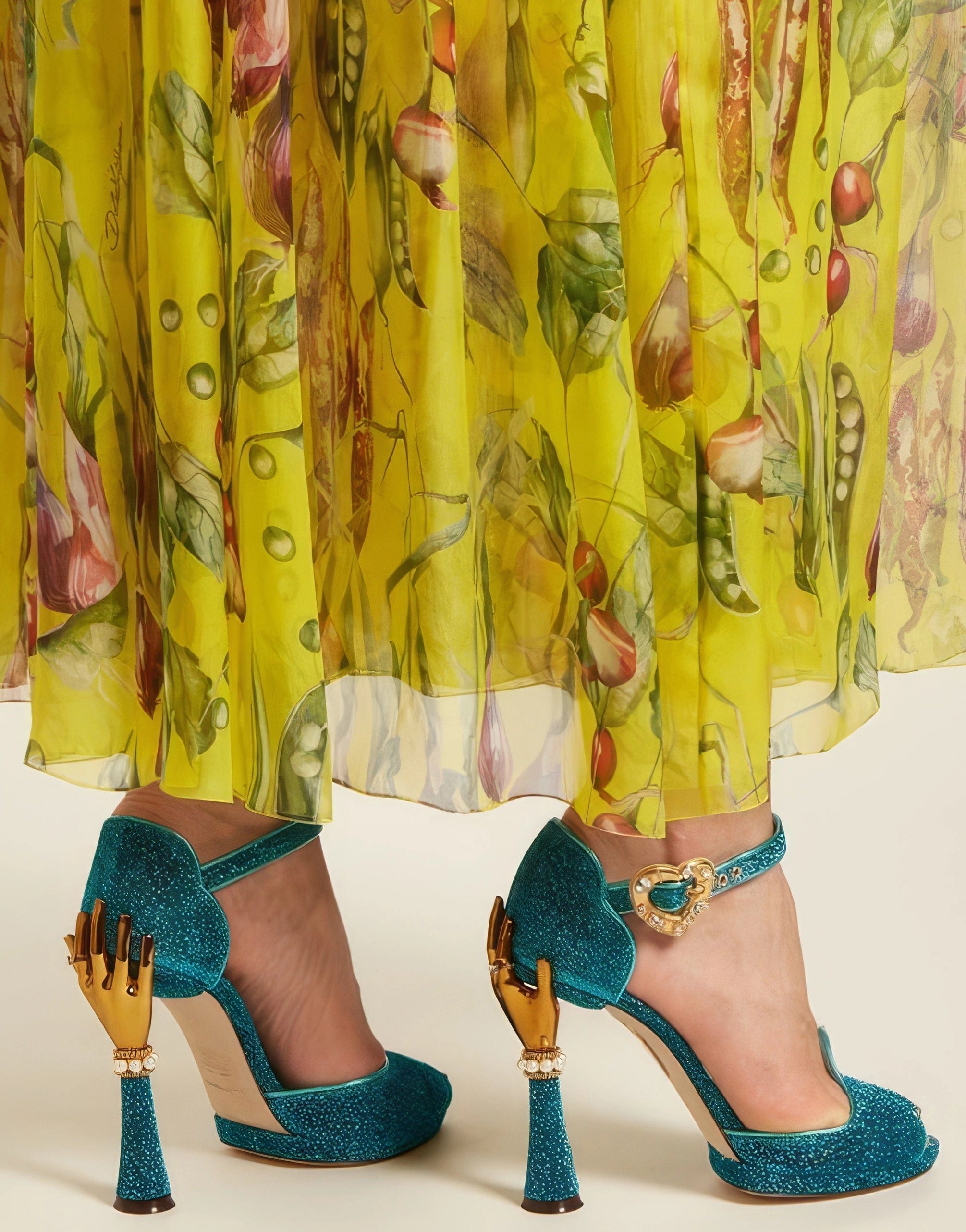 Dolce & Gabbana Hand-Embellished Sandals