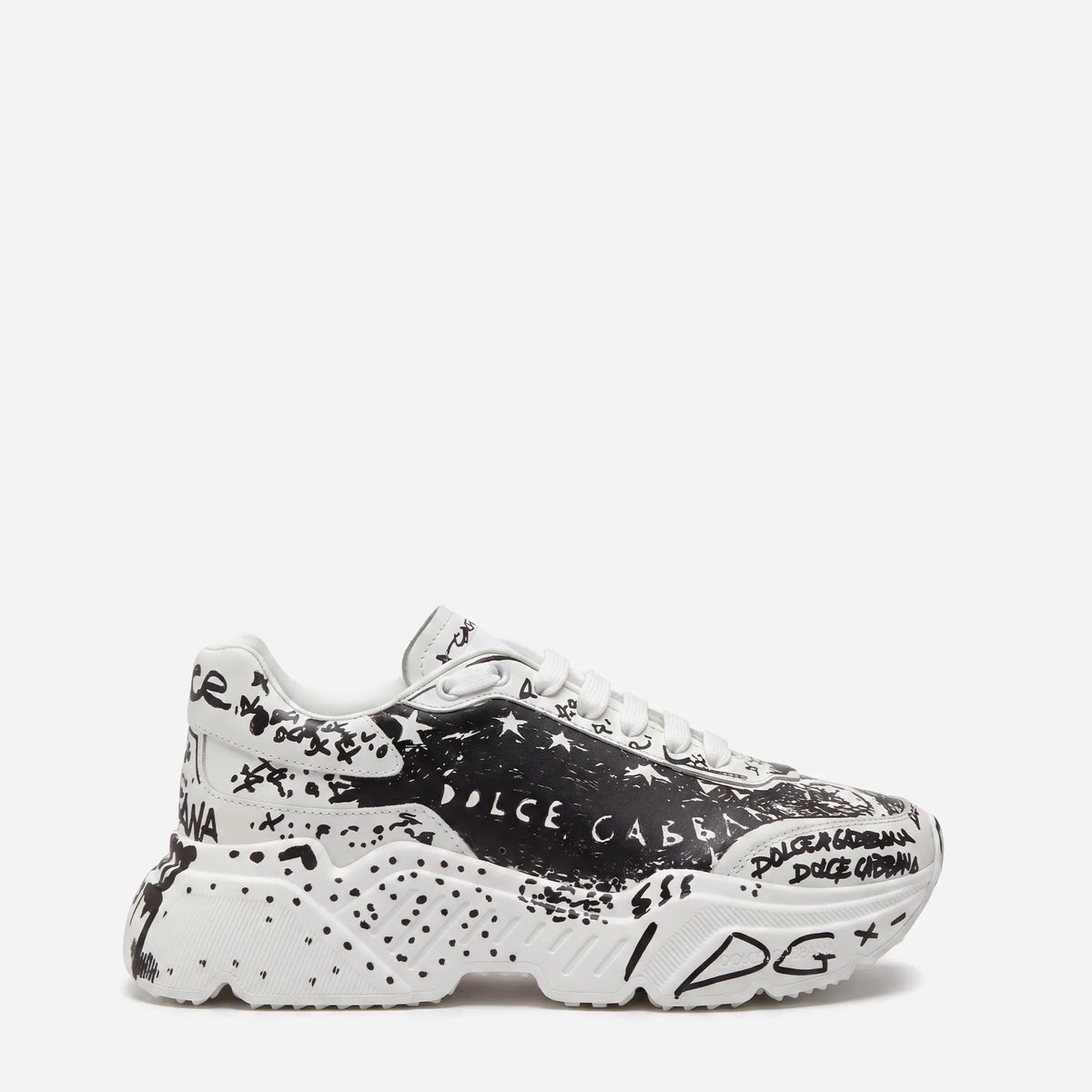 Dolce & Gabbana 手描き「グラフィティ」デイマスター スニーカー