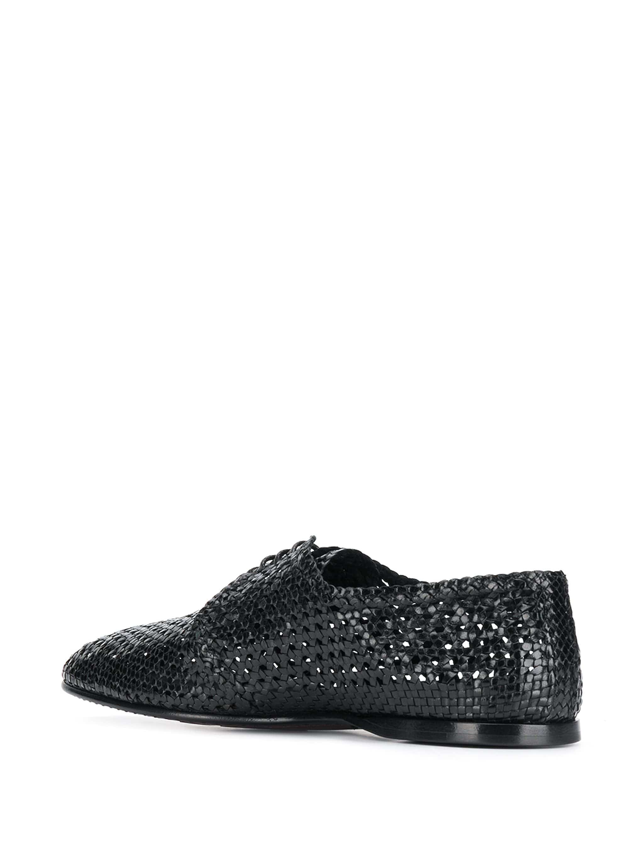 Dolce & Gabbana Hand-Woven Derby Shoes