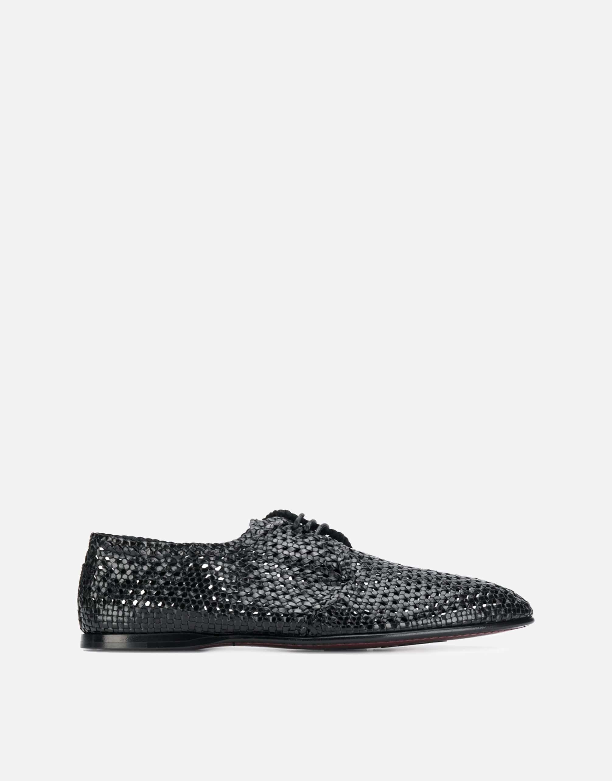 Dolce & Gabbana Hand-Woven Derby Shoes