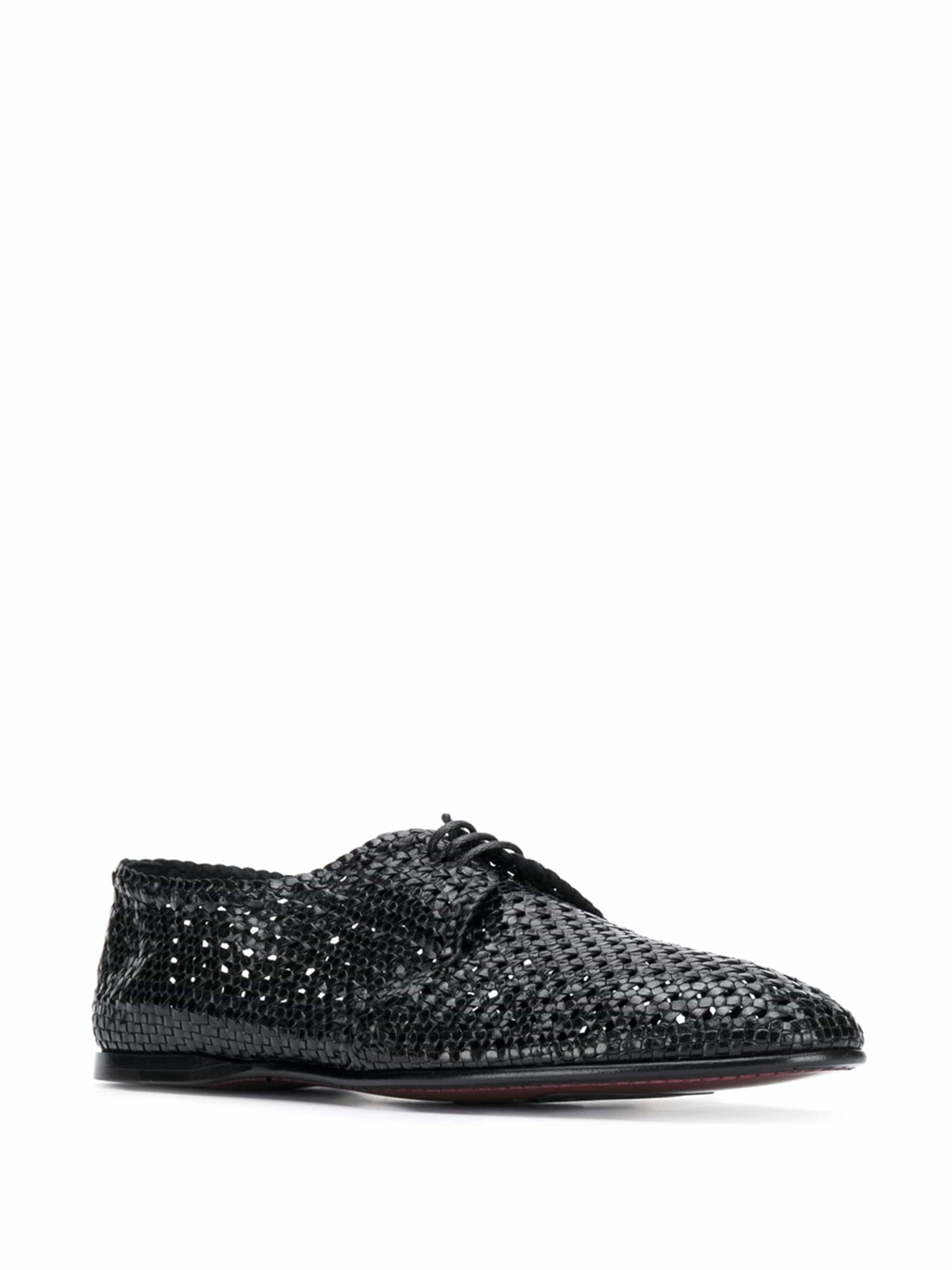 Dolce & Gabbana Hand-Woven Derby Shoes