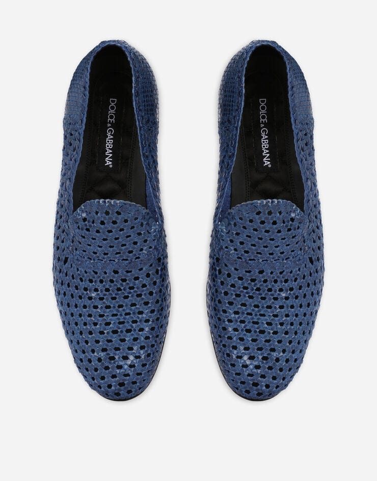 Dolce & Gabbana Hand-Woven Slippers