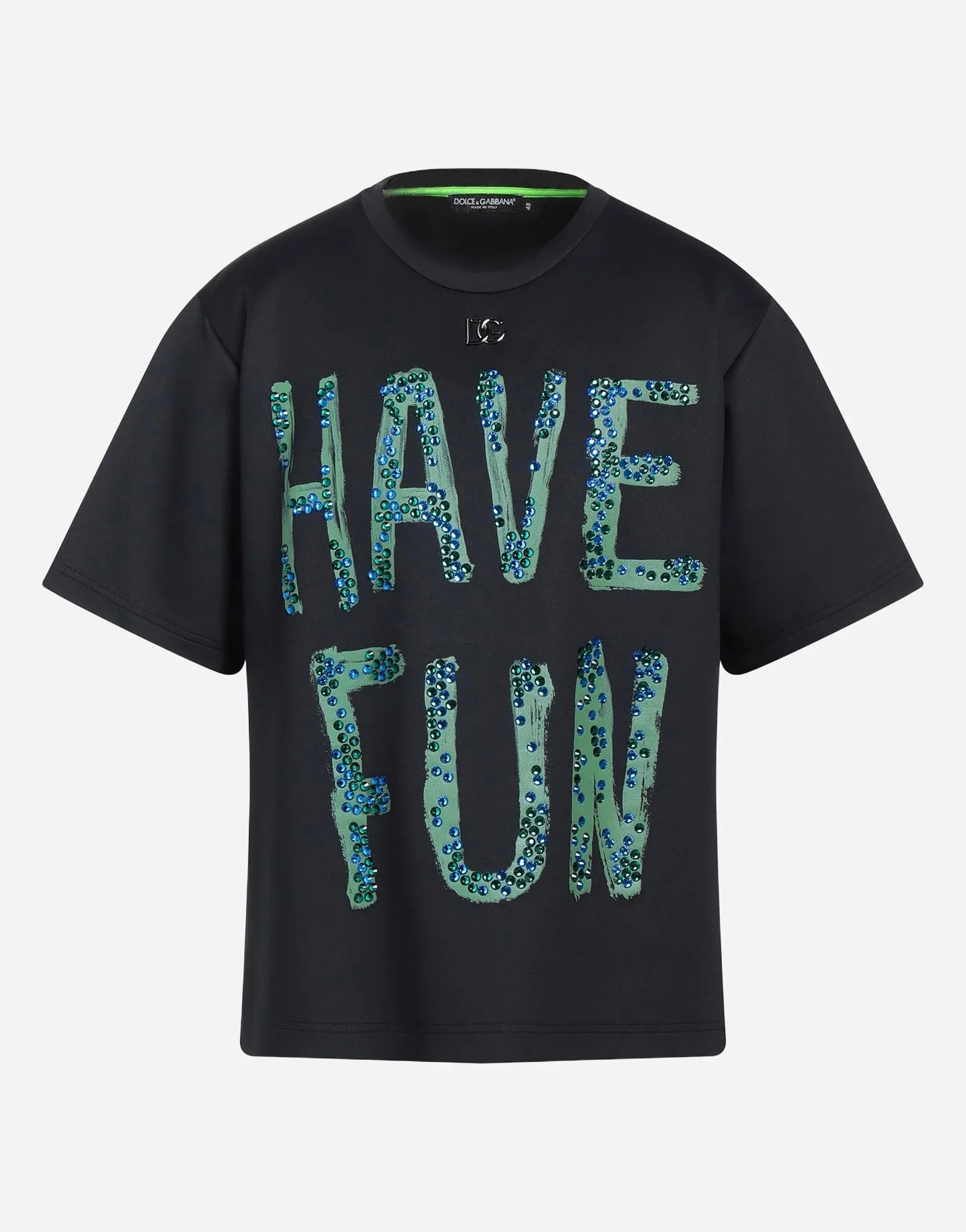 Dolce & Gabbana 'Have Fun' Print T-Shirt