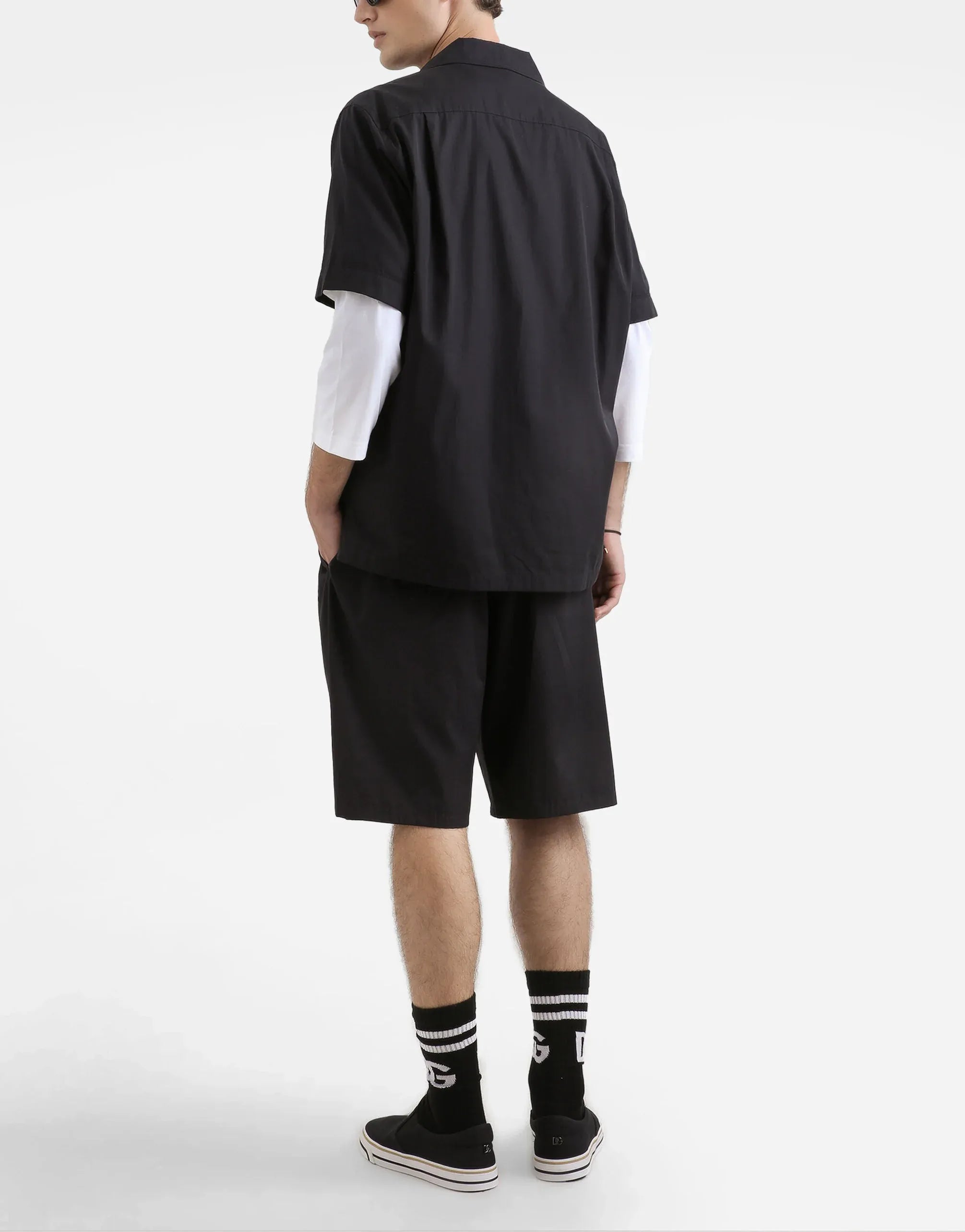 Dolce & Gabbana Hawaii Cotton Poplin Shirt