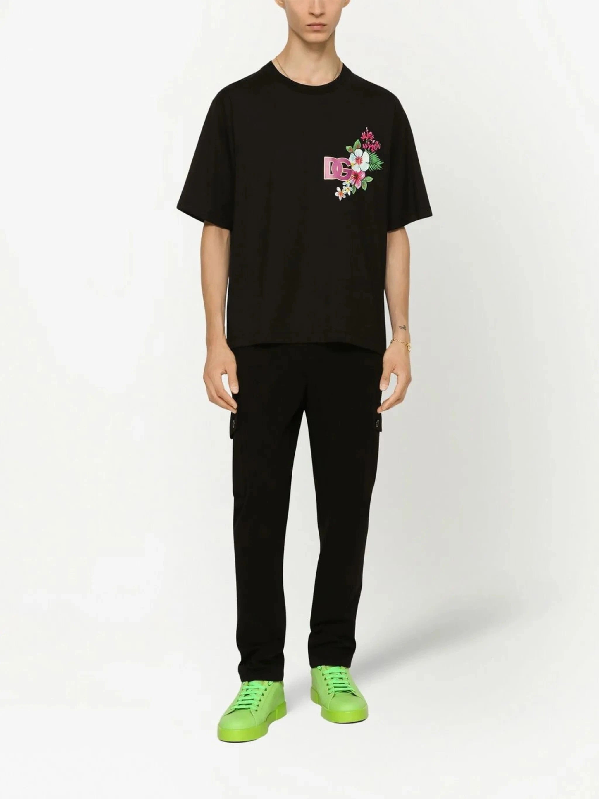 Dolce & Gabbana Hawaiian Print T-Shirt