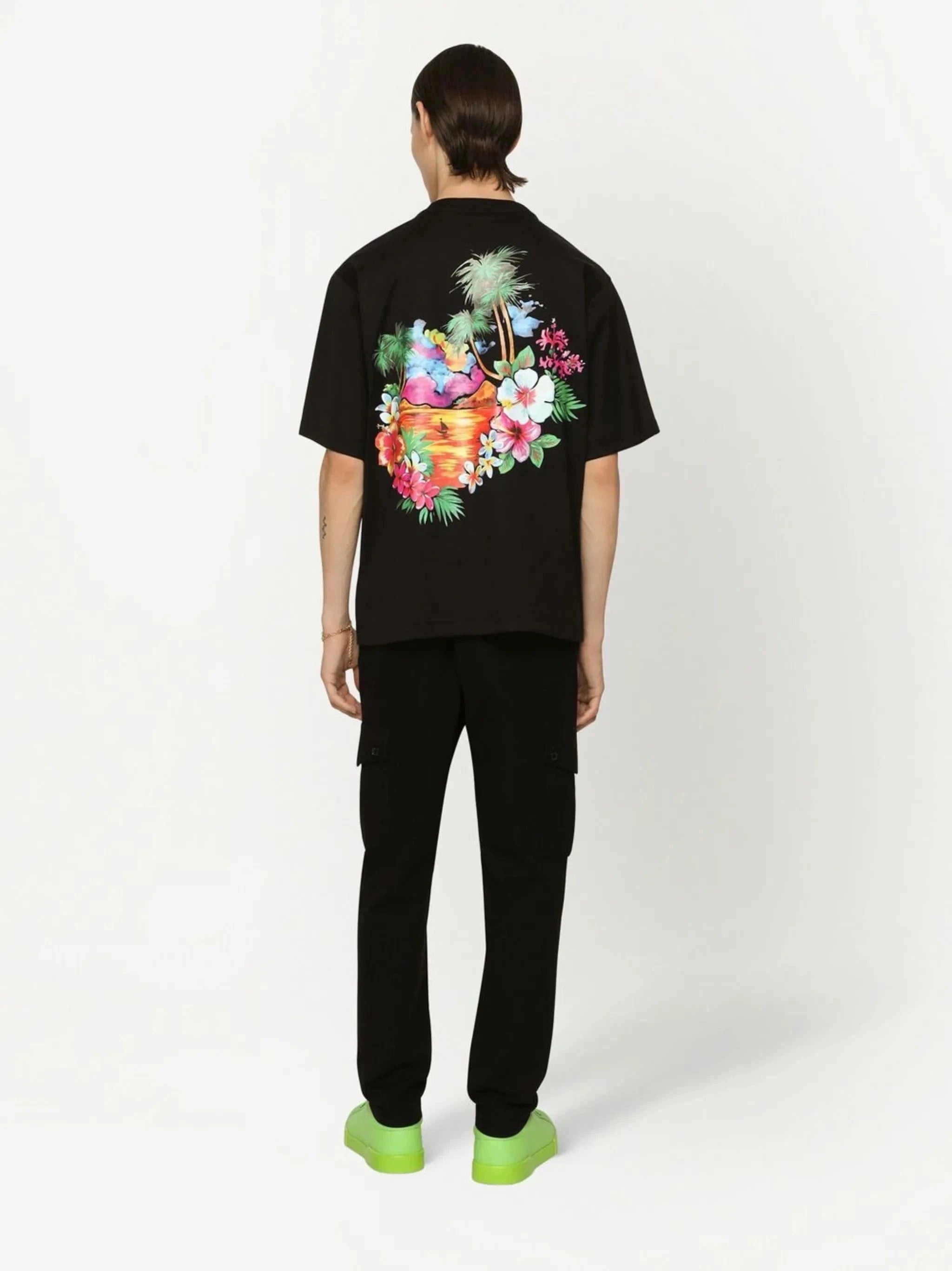 Dolce & Gabbana Hawaiian Print T-Shirt