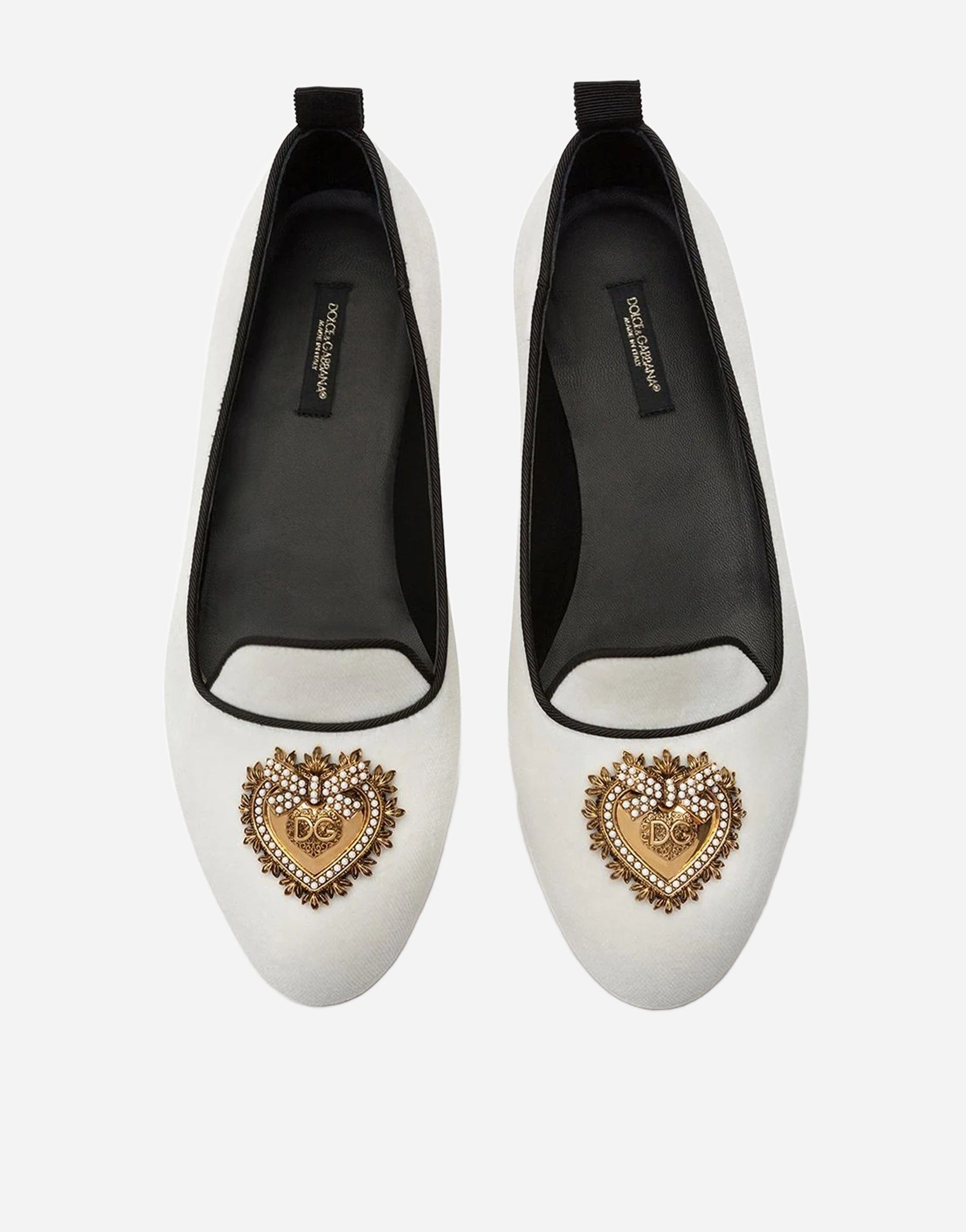 Dolce & Gabbana Heart Logo Devotion Flats