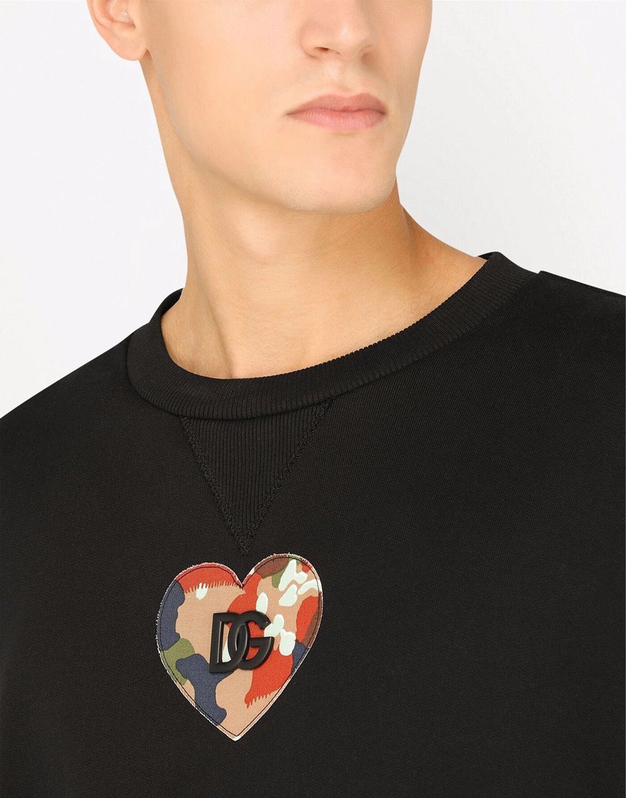Heart-Patch Logo Sweatshirt
