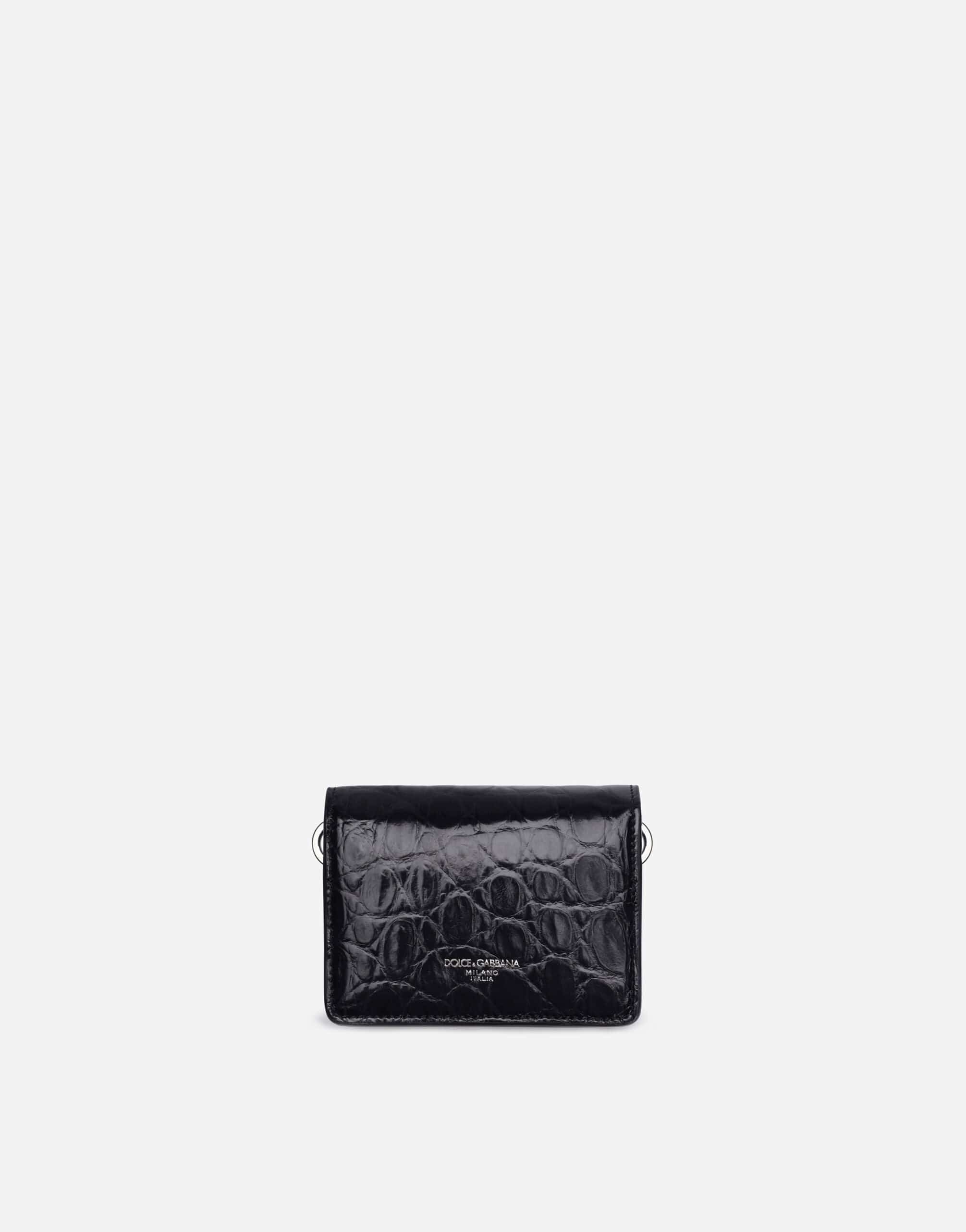 Dolce & Gabbana Heat-Stamped Logo Cardholder Bag
