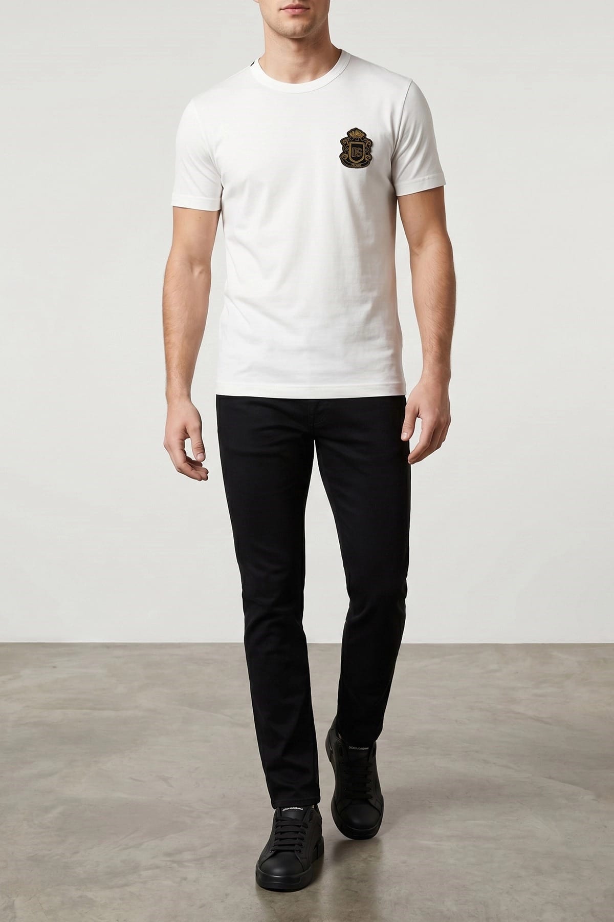 Dolce & Gabbana Dolce & Gabbana Heraldic Patch T-Shirt
