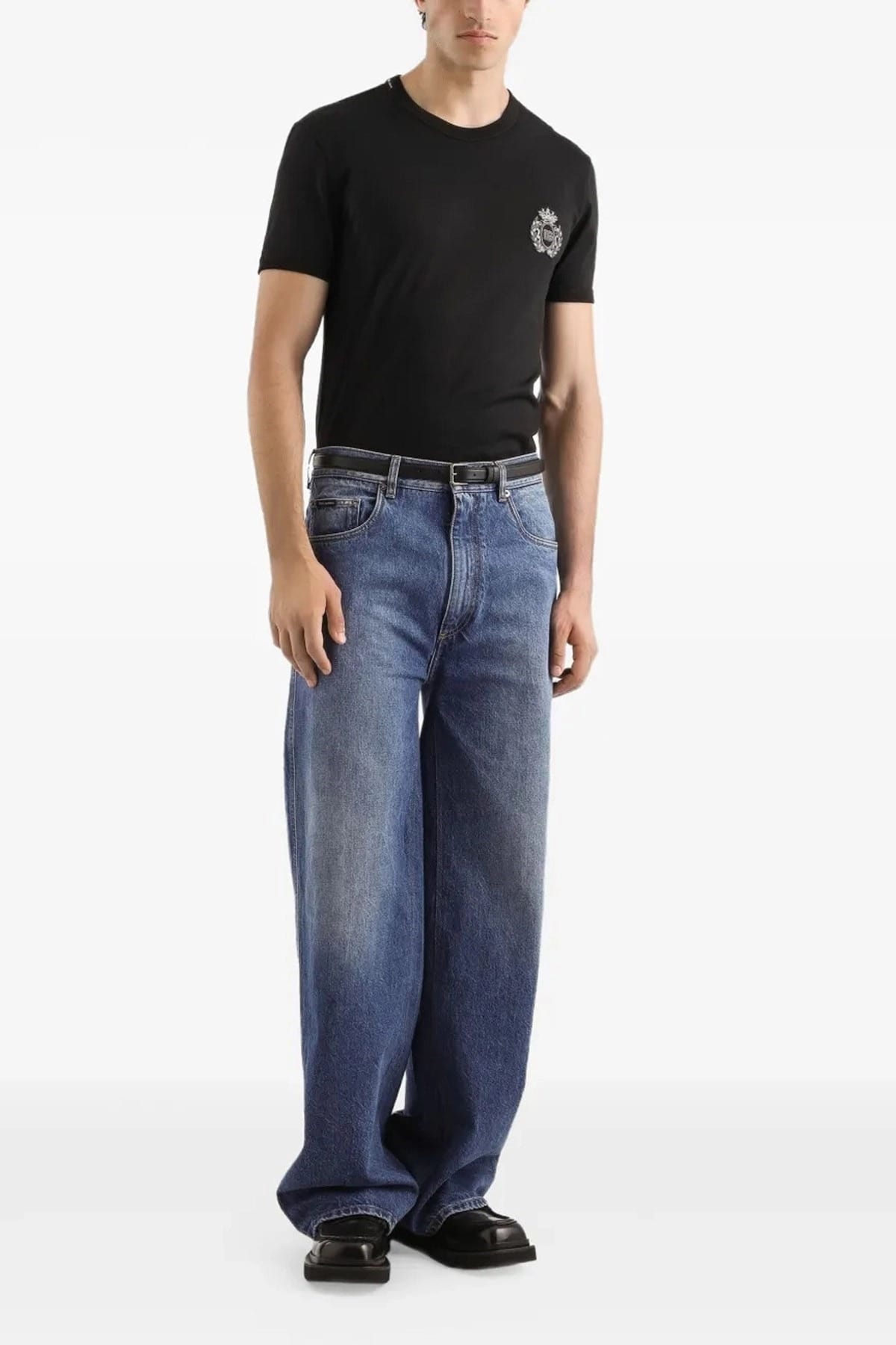 Dolce & Gabbana Heraldic Patch T-Shirt - alternate view