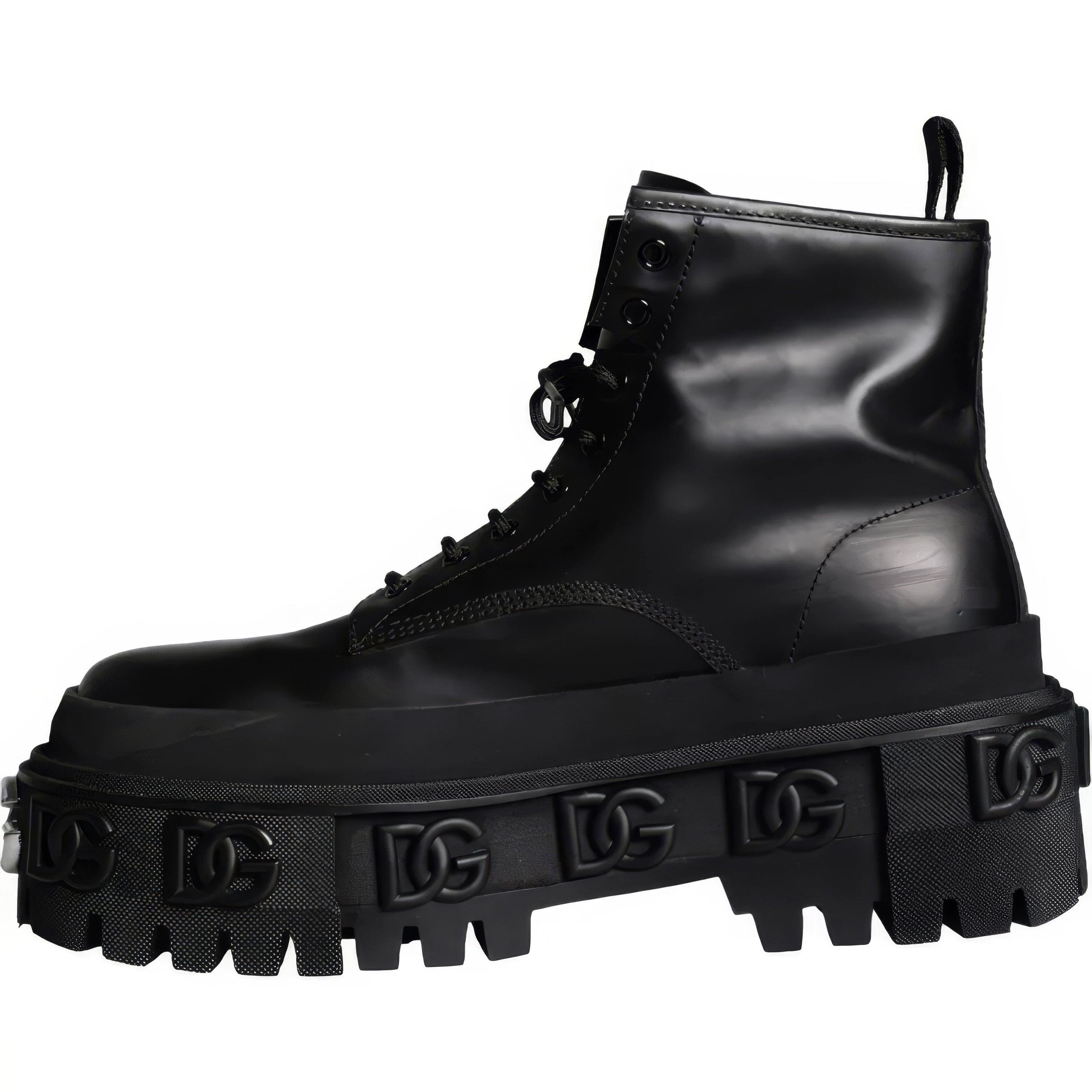 Dolce & Gabbana Hi-Trekking Ankle Boots With Logo