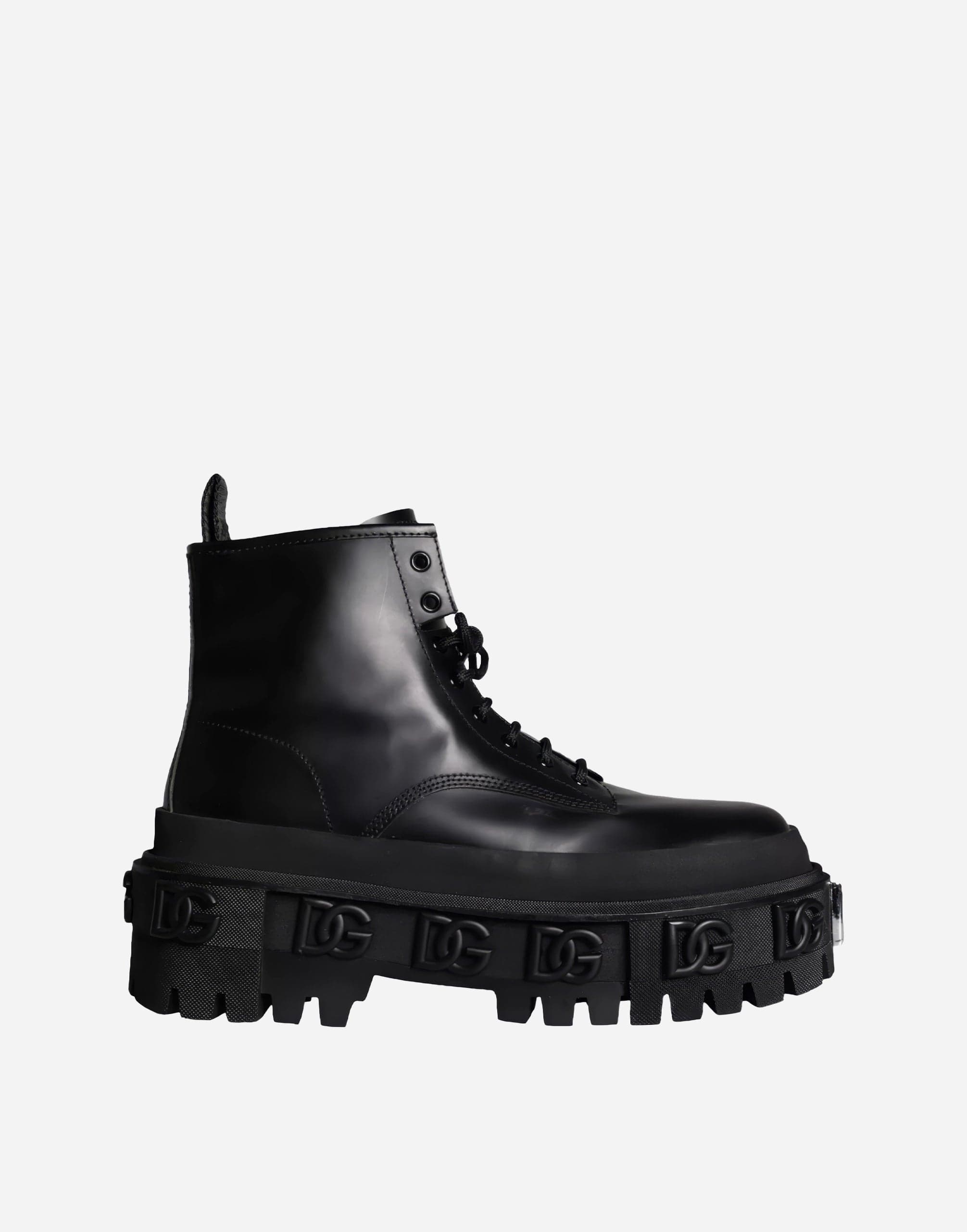 Dolce & Gabbana Hi-Trekking Ankle Boots With Logo