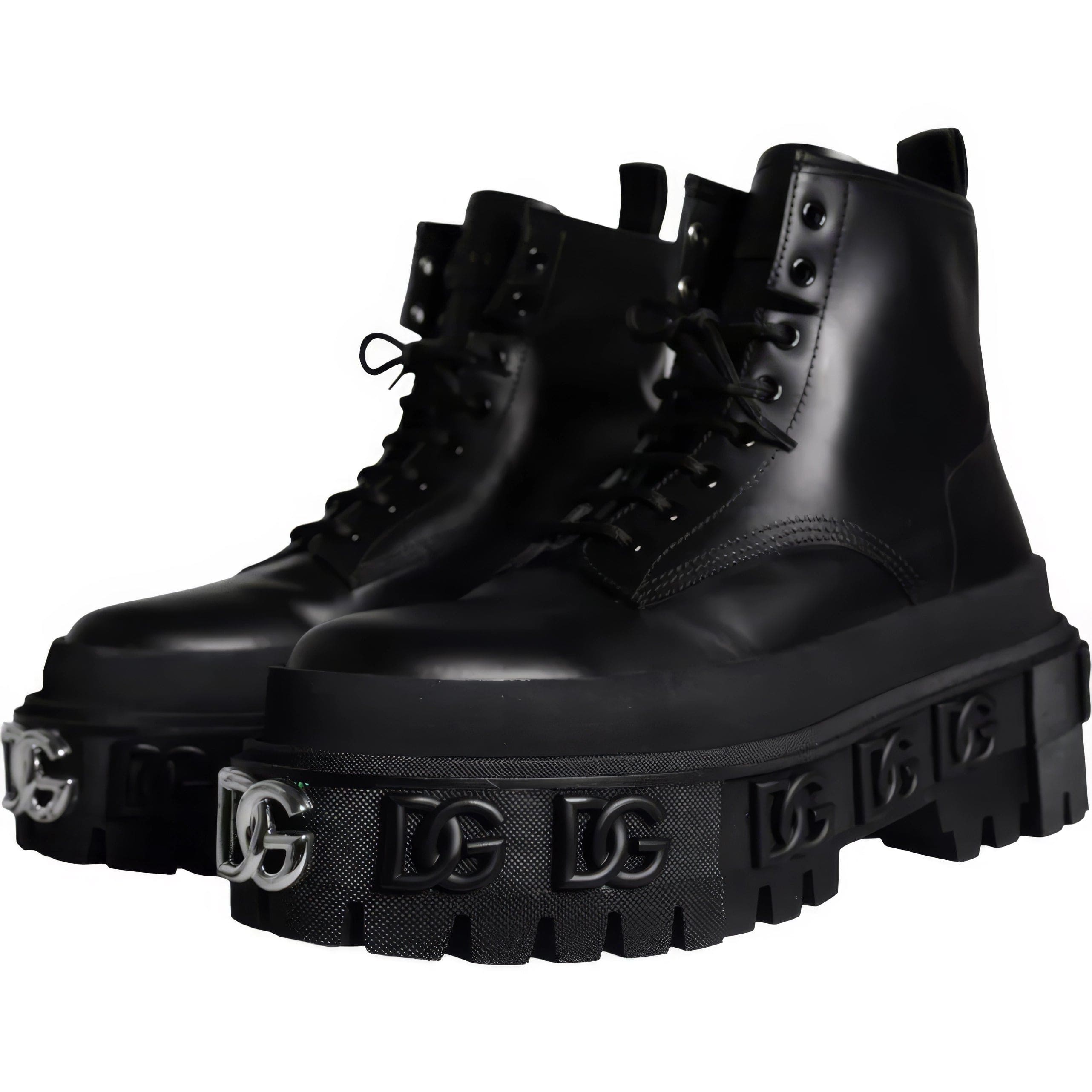 Dolce & Gabbana Hi-Trekking Ankle Boots With Logo