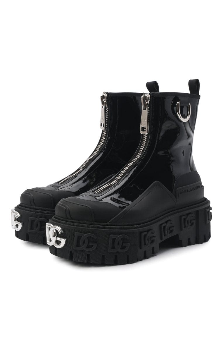 Dolce & Gabbana Hi-Trekking Boots With DG Logo