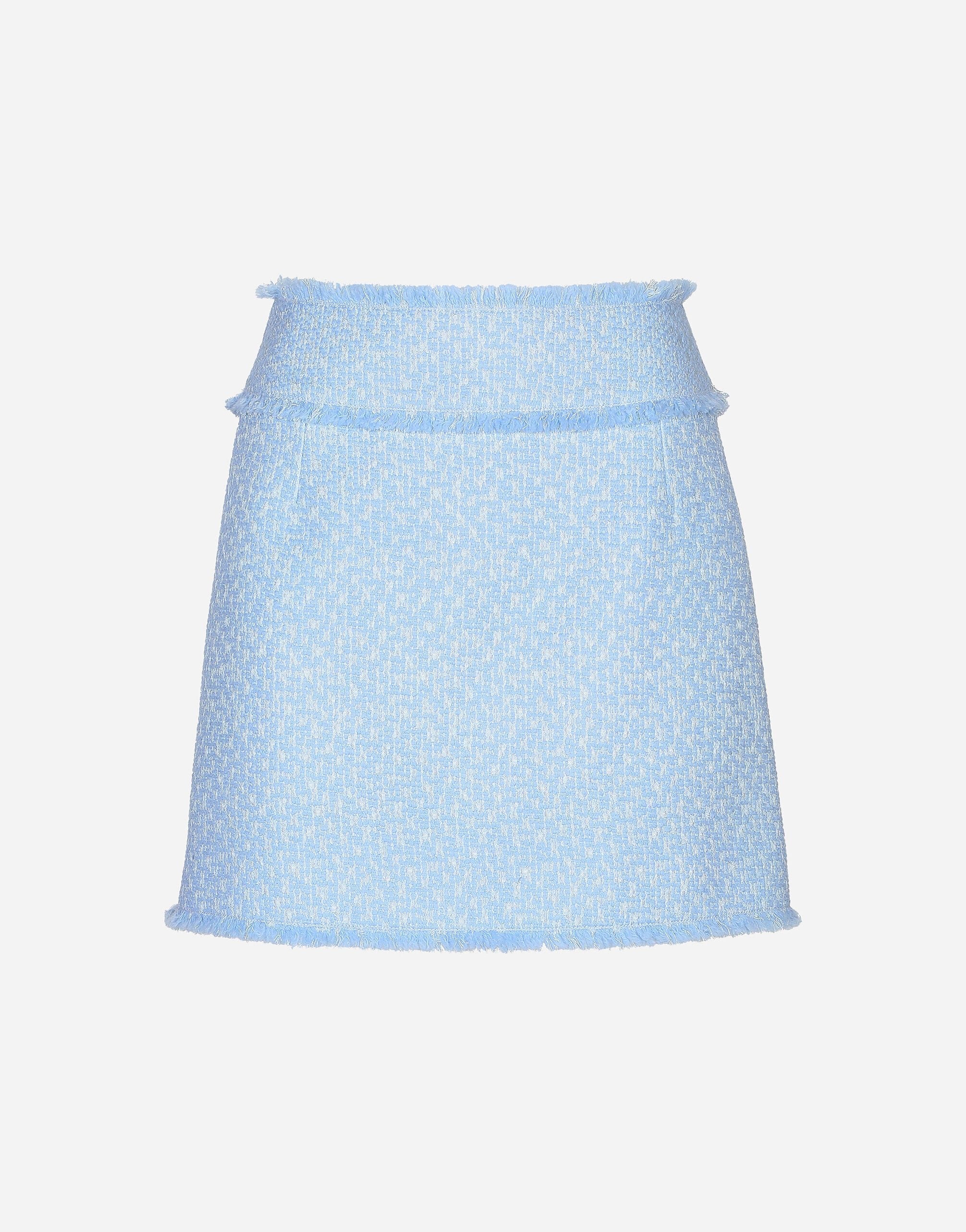 Dolce & Gabbana High-Rise Tweed Skirt