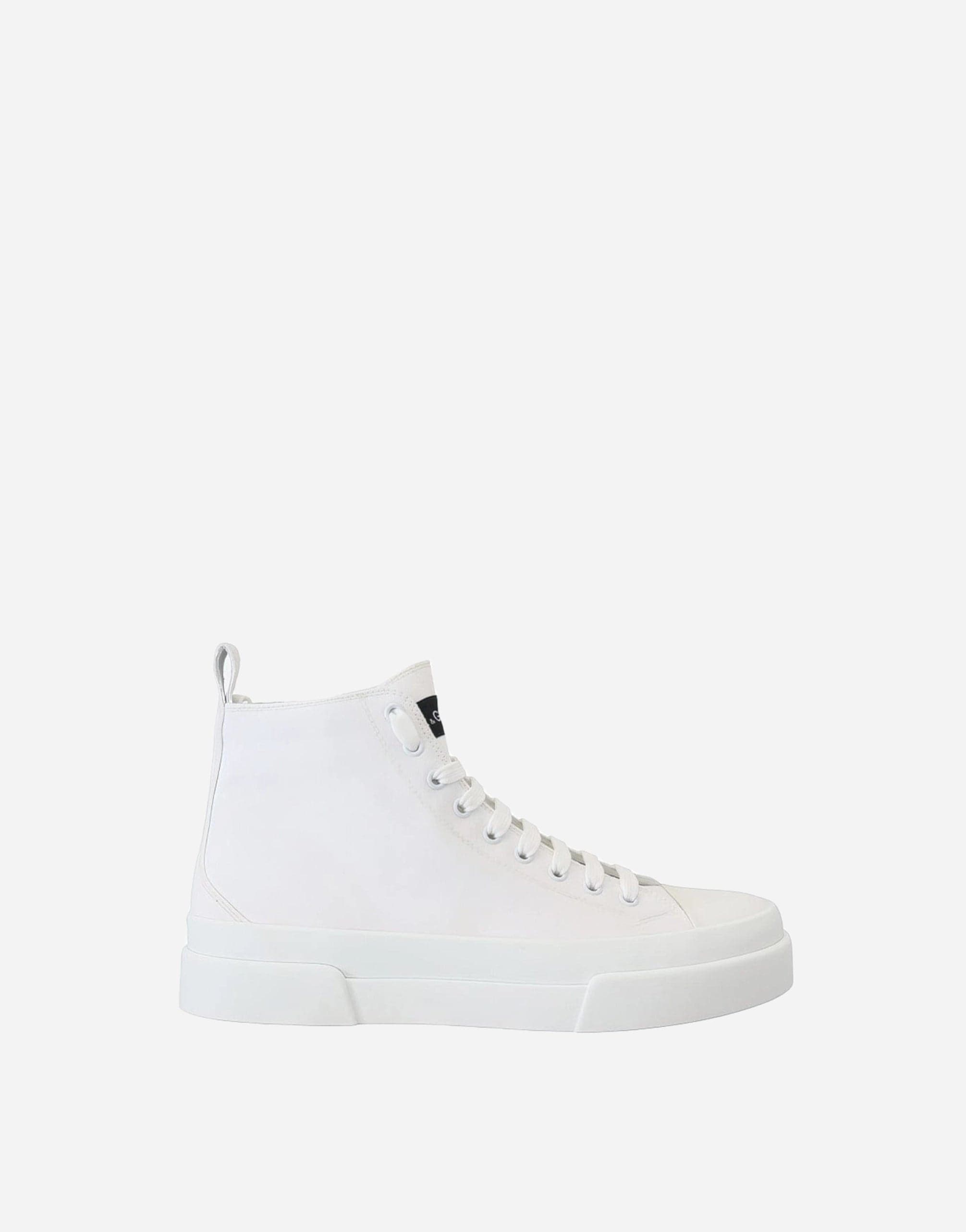 Dolce & Gabbana High-Top Cotton Sneakers