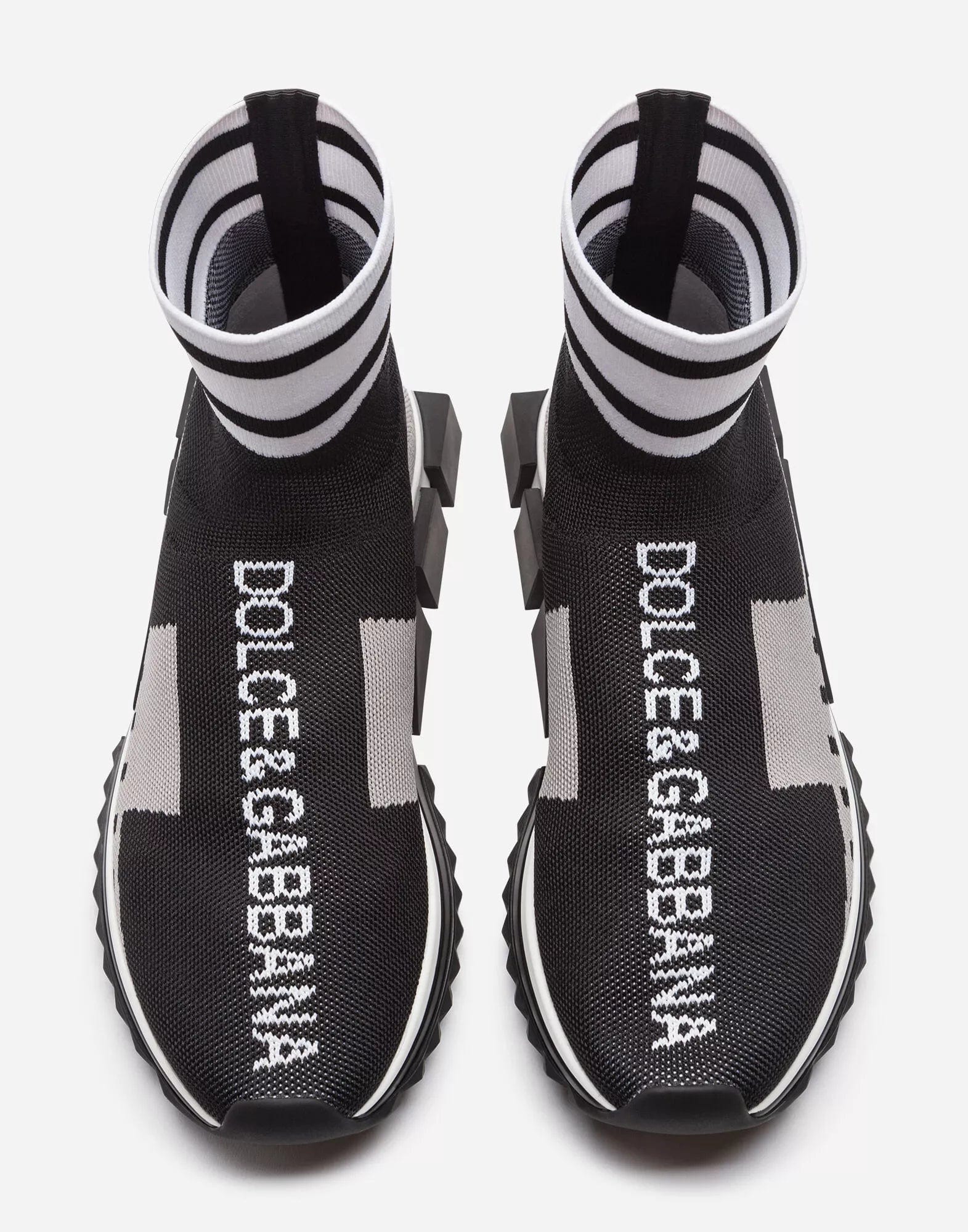 Dolce & Gabbana High-Top Sorrento Mesh Sneakers