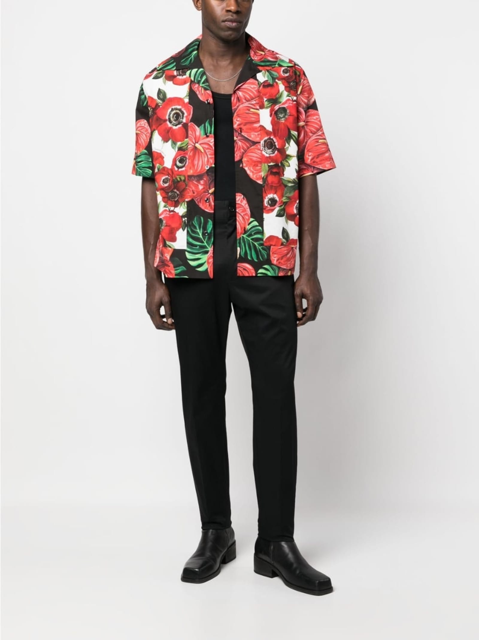 Dolce & Gabbana High-Waist Tailored Stretch Trousers - alternate view