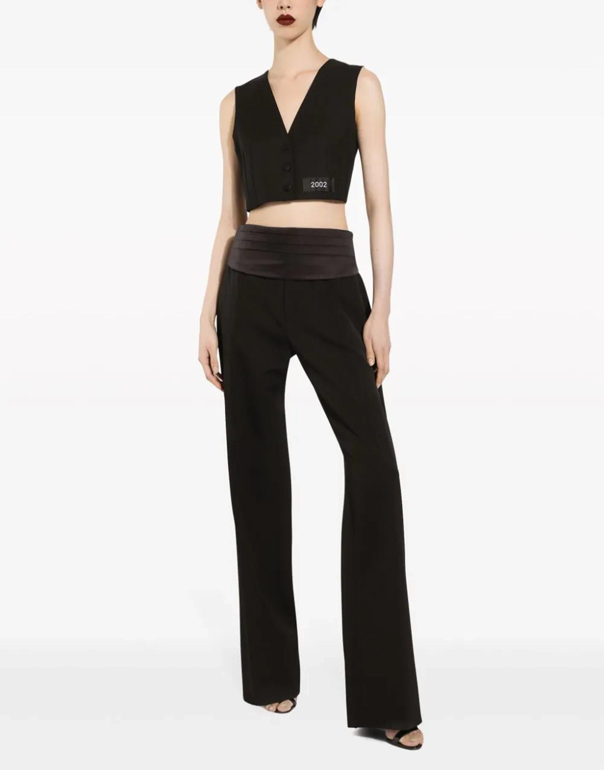 Dolce & Gabbana High-Waist Wool Pants