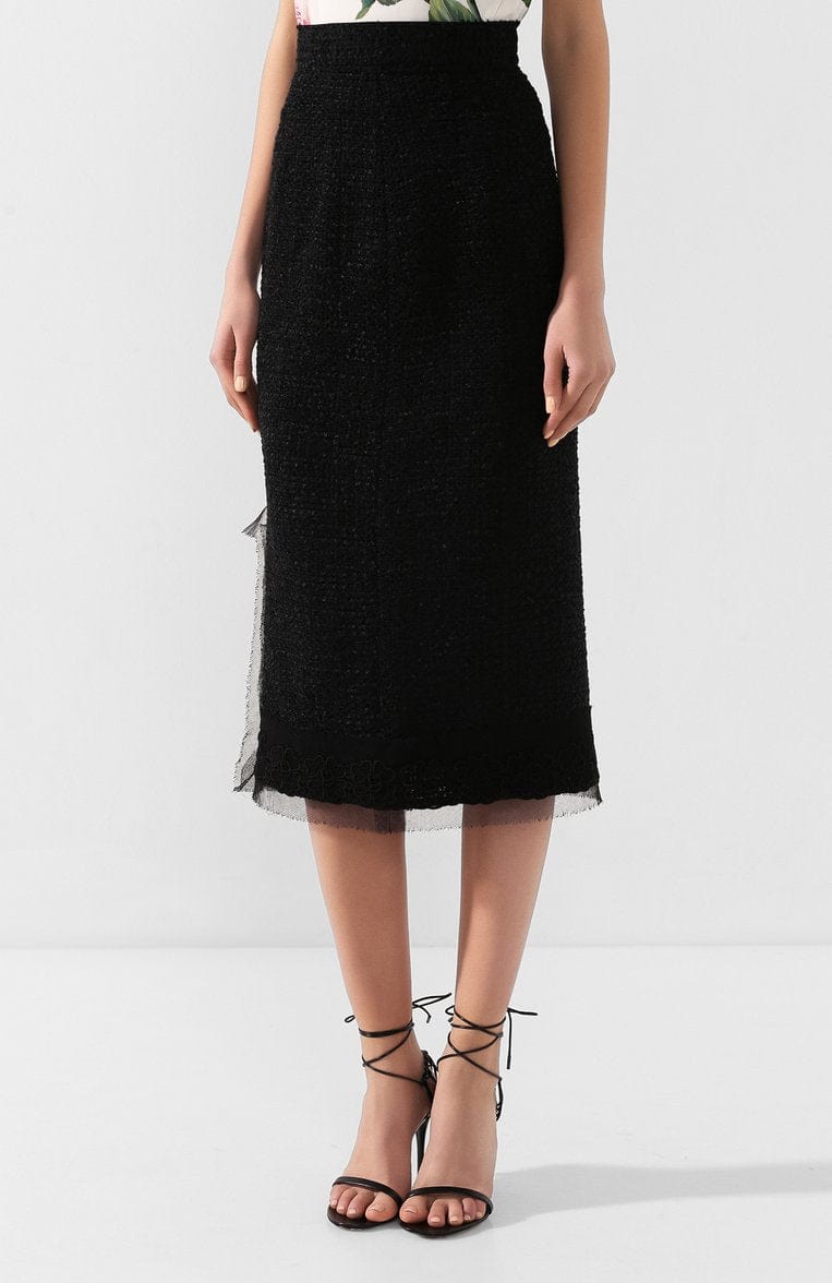 Dolce & Gabbana High-Waisted Midi Skirt