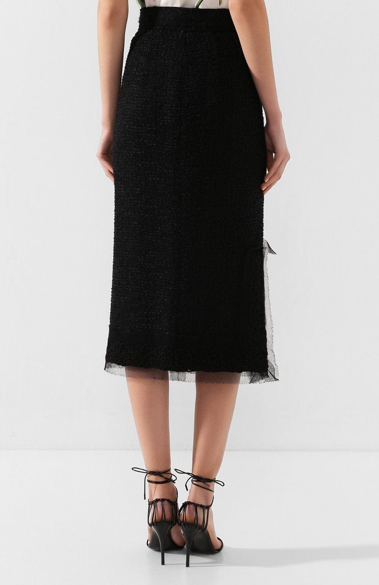 Dolce & Gabbana High-Waisted Midi Skirt