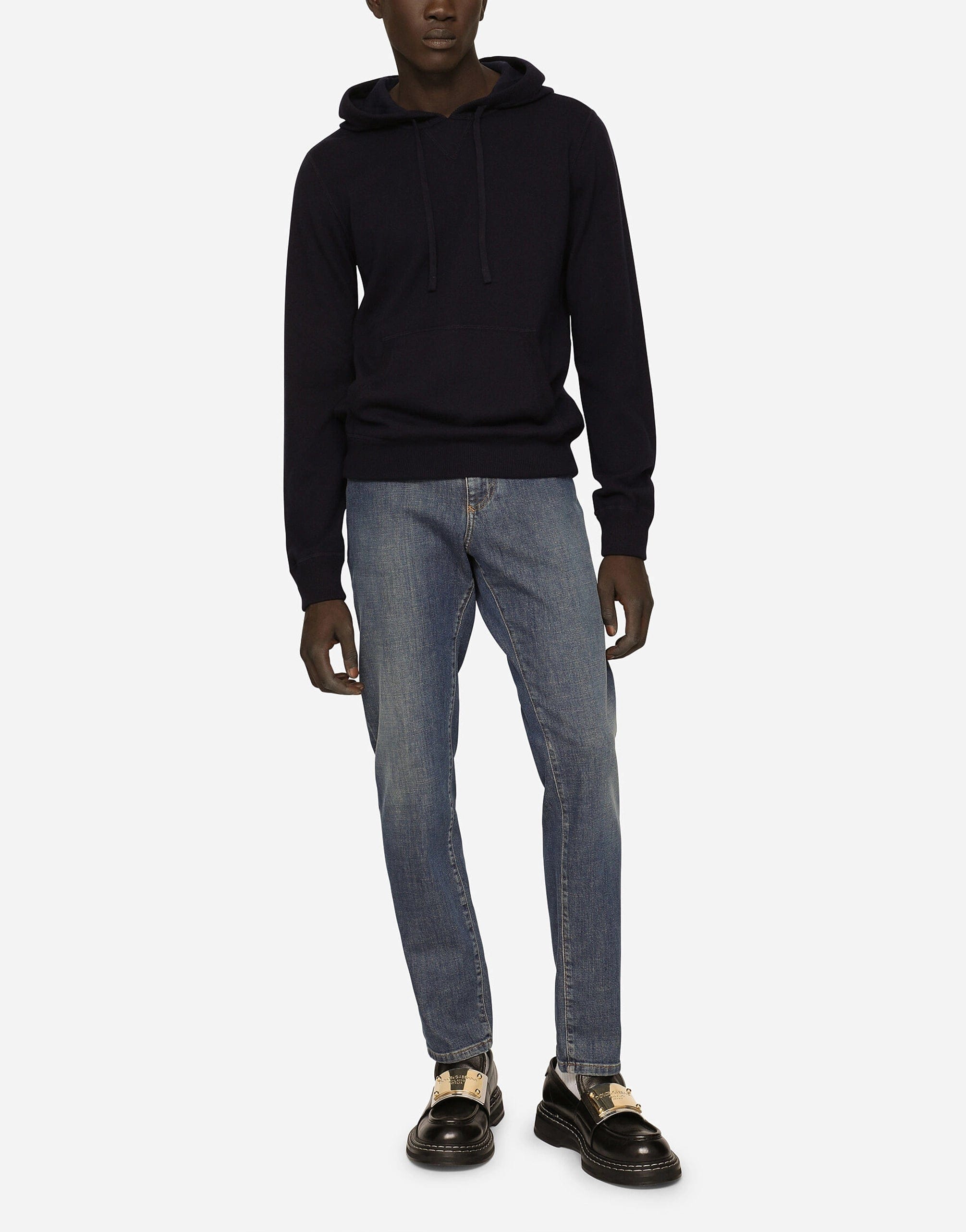 Dolce & Gabbana Hooded Cashmere Pullover