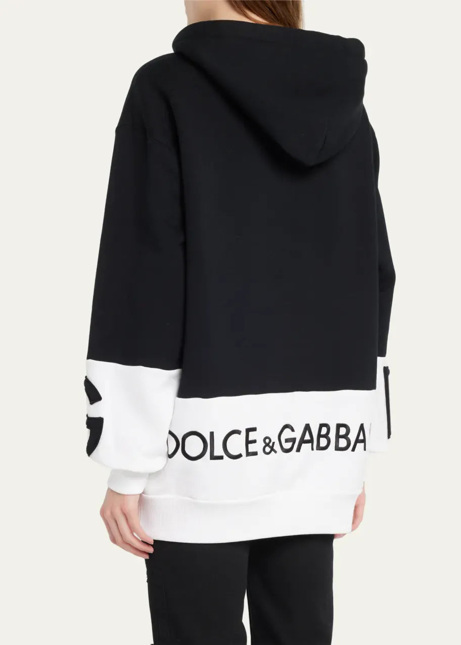 Dolce & Gabbana Dolce & Gabbana Hoodie With DG Logo Patch