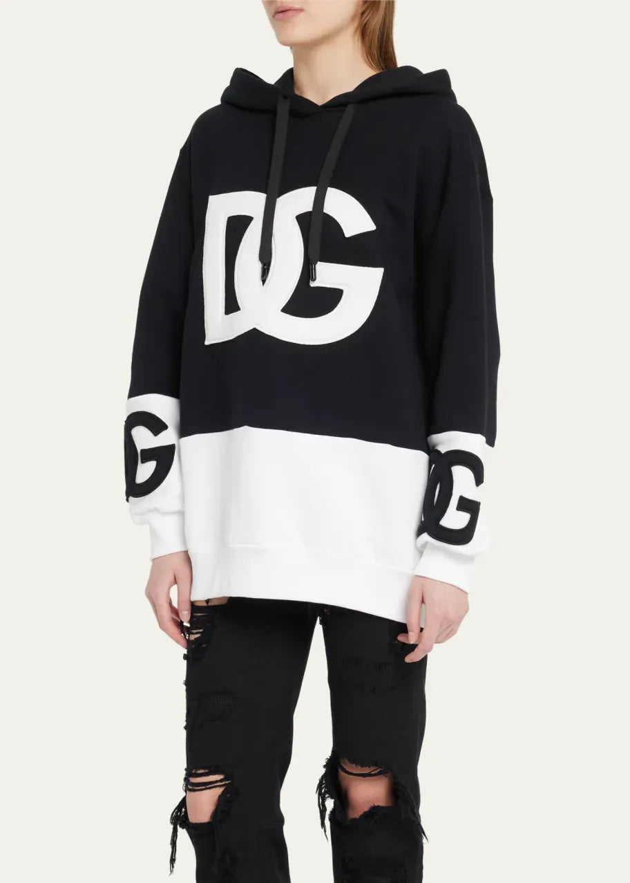 Dolce & Gabbana Dolce & Gabbana Hoodie With DG Logo Patch