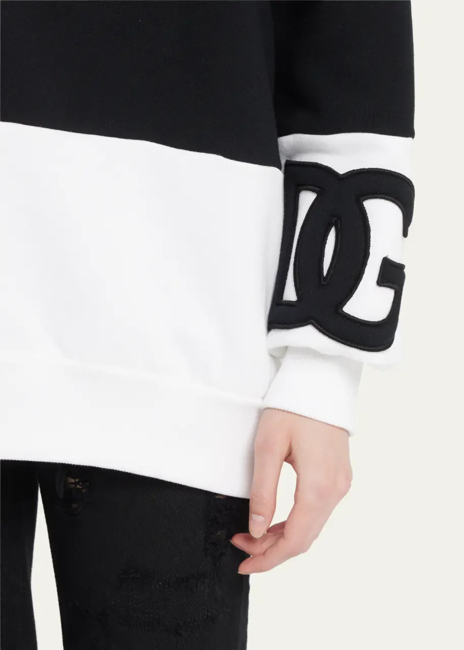Dolce & Gabbana Dolce & Gabbana Hoodie With DG Logo Patch