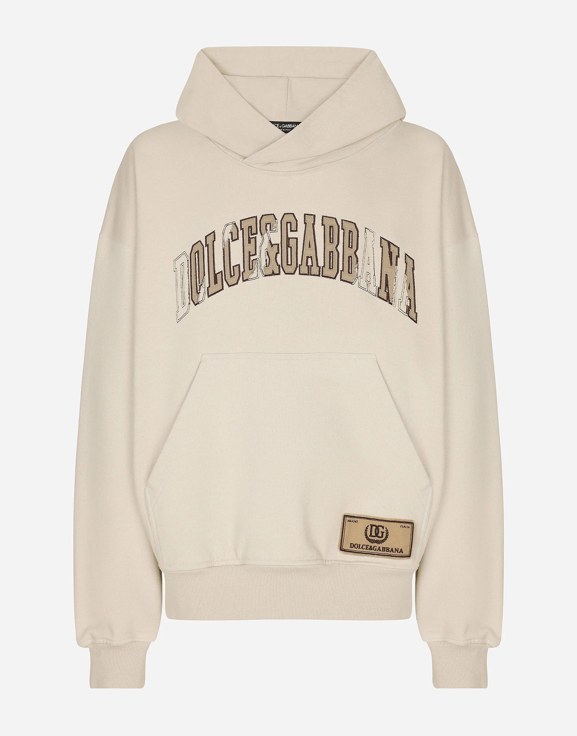 Dolce & Gabbana Hoodie With Logo Embroidery