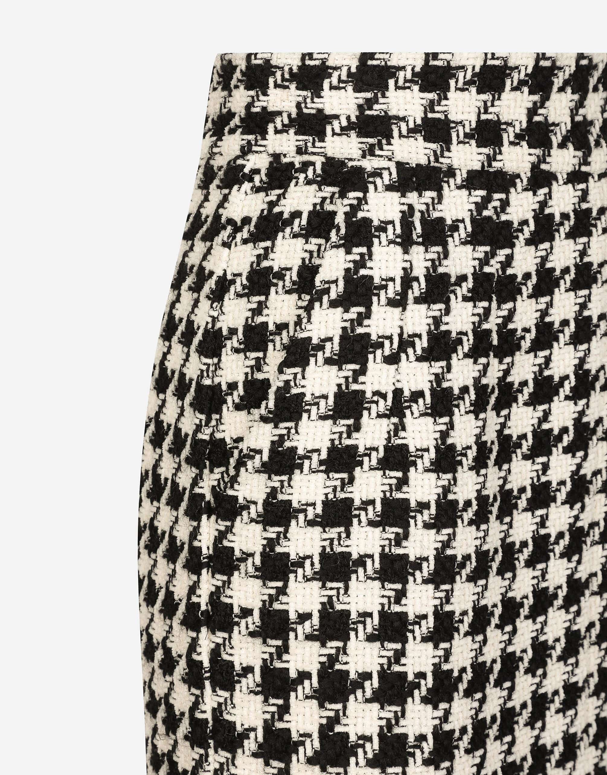 Dolce & Gabbana Houndstooth Check Skirt