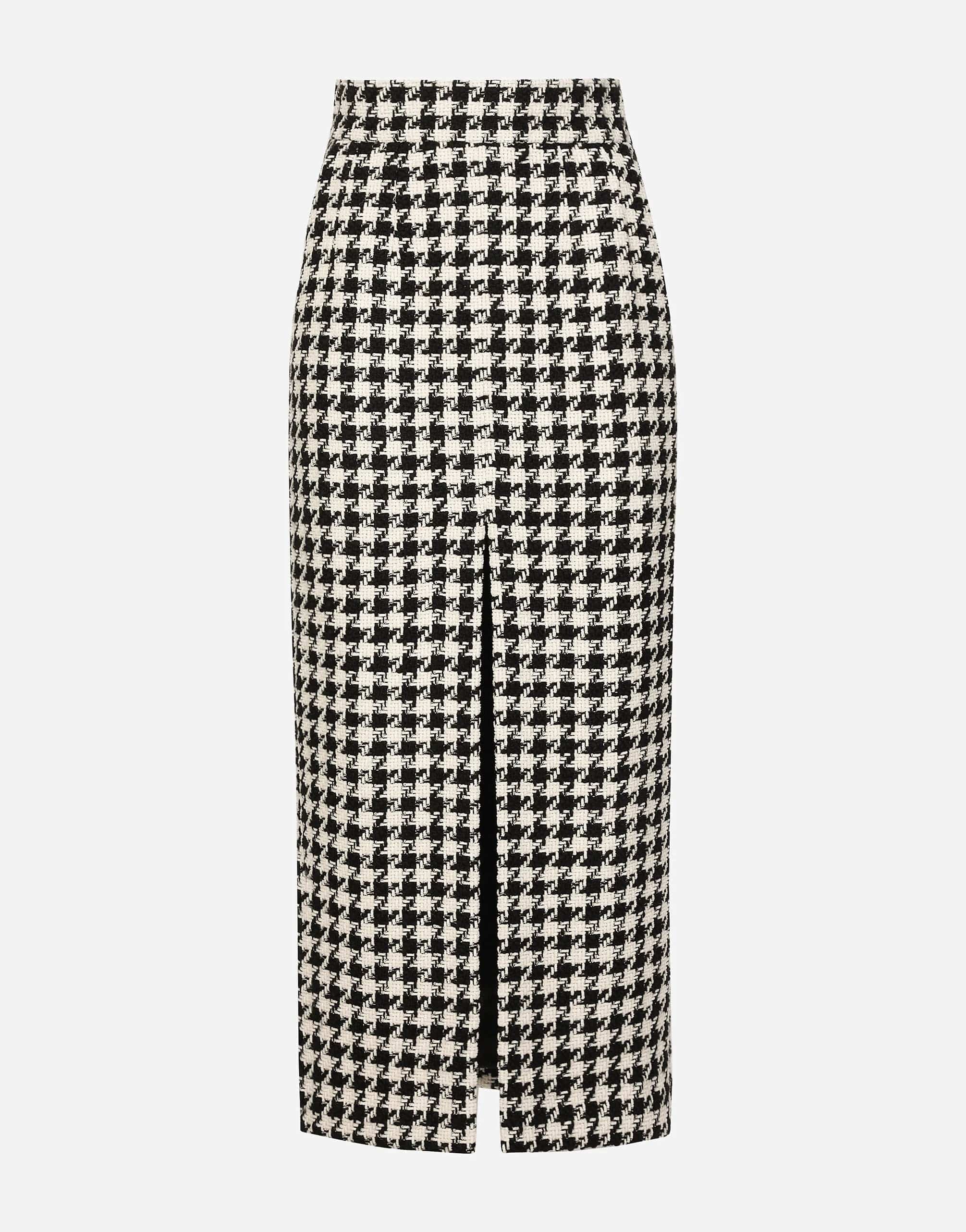 Dolce & Gabbana Houndstooth Check Skirt