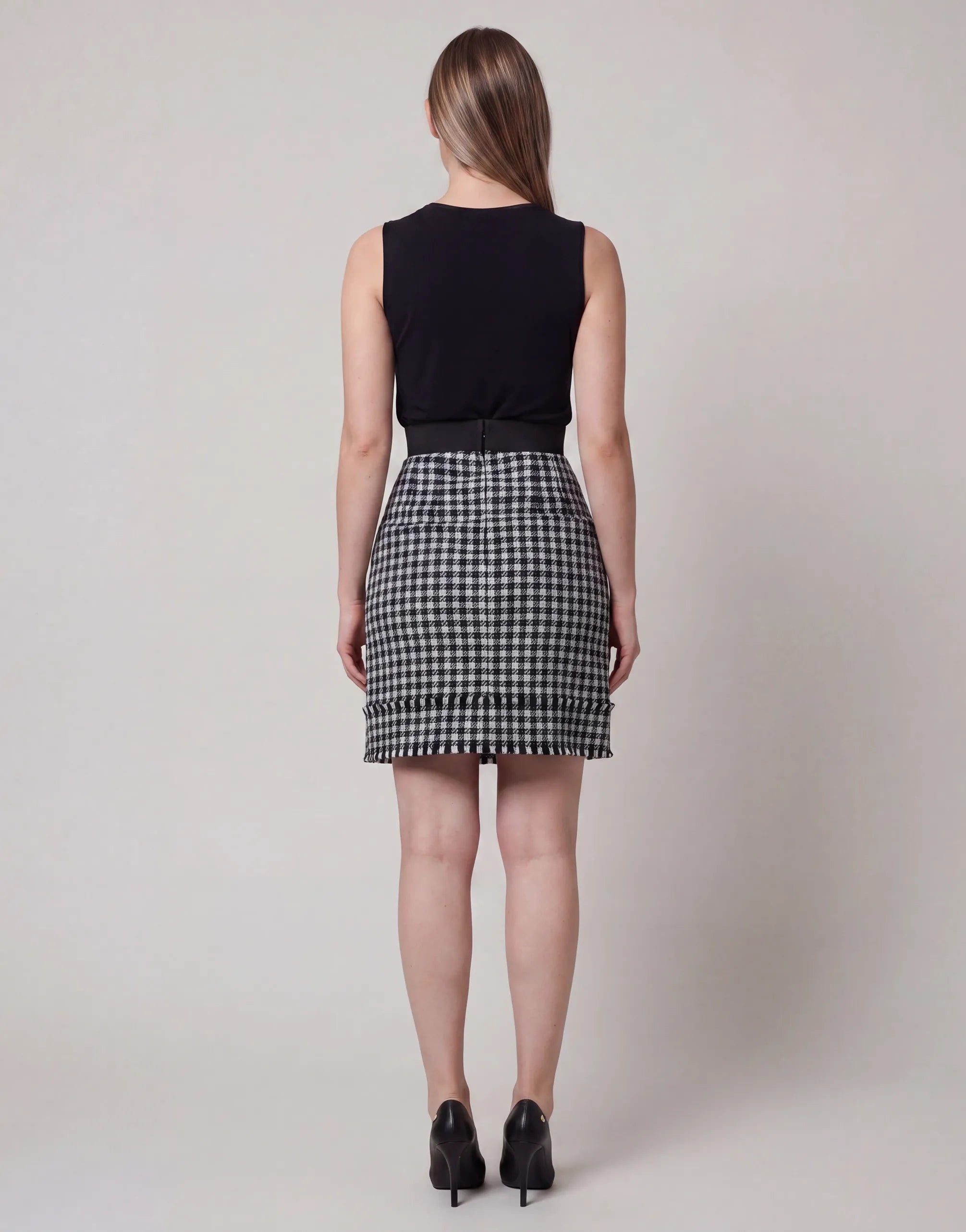 Dolce & Gabbana Houndstooth Mini Skirt