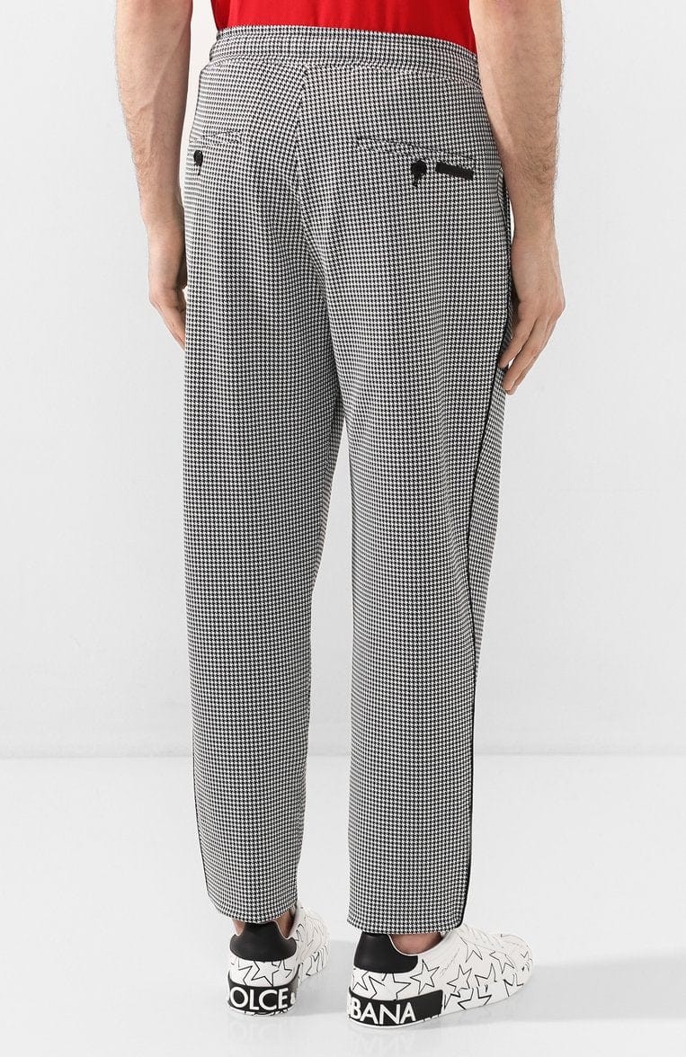 Dolce & Gabbana Houndstooth Tapered Pants