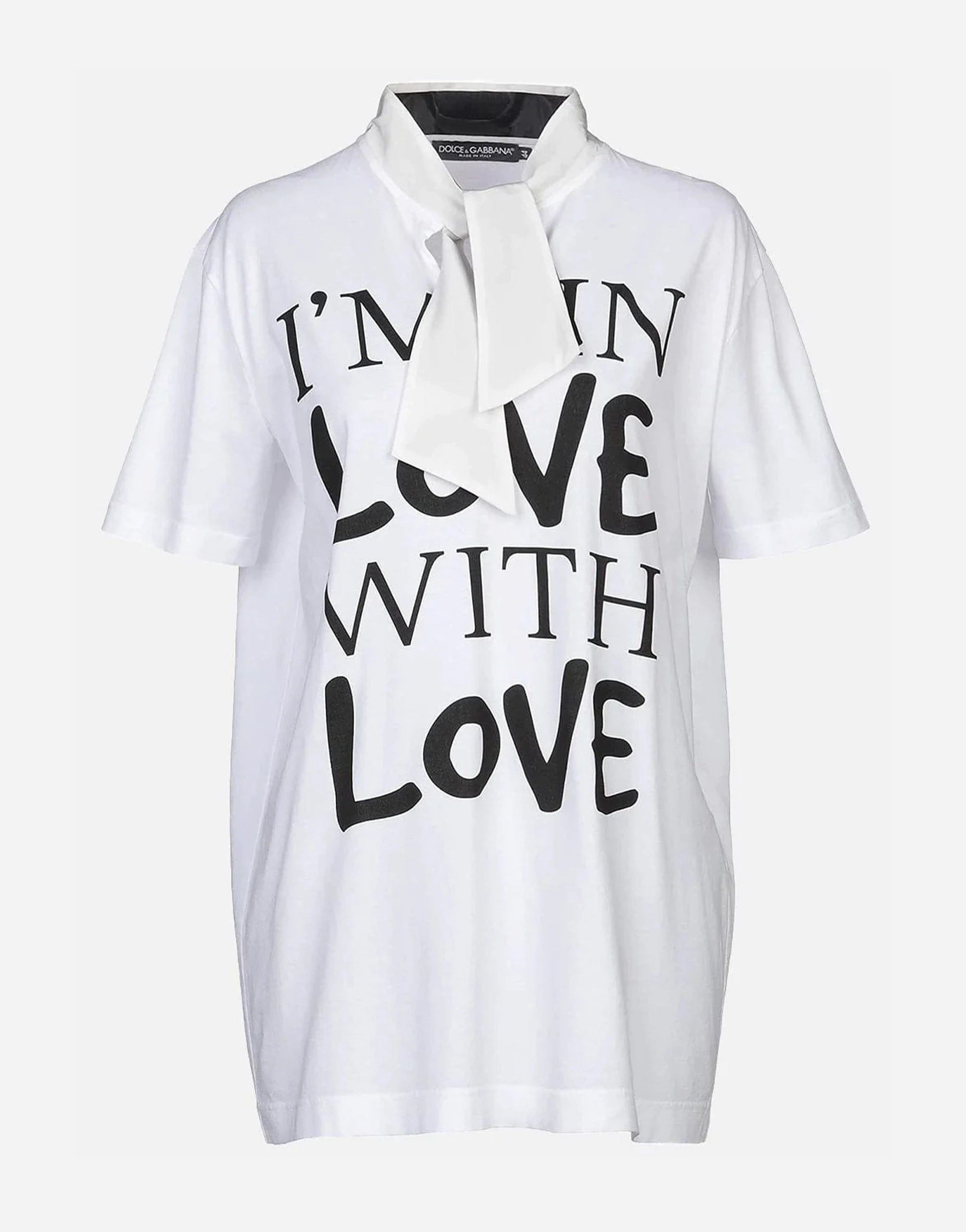 Dolce & Gabbana I'm In Love With Love Print T-Shirt