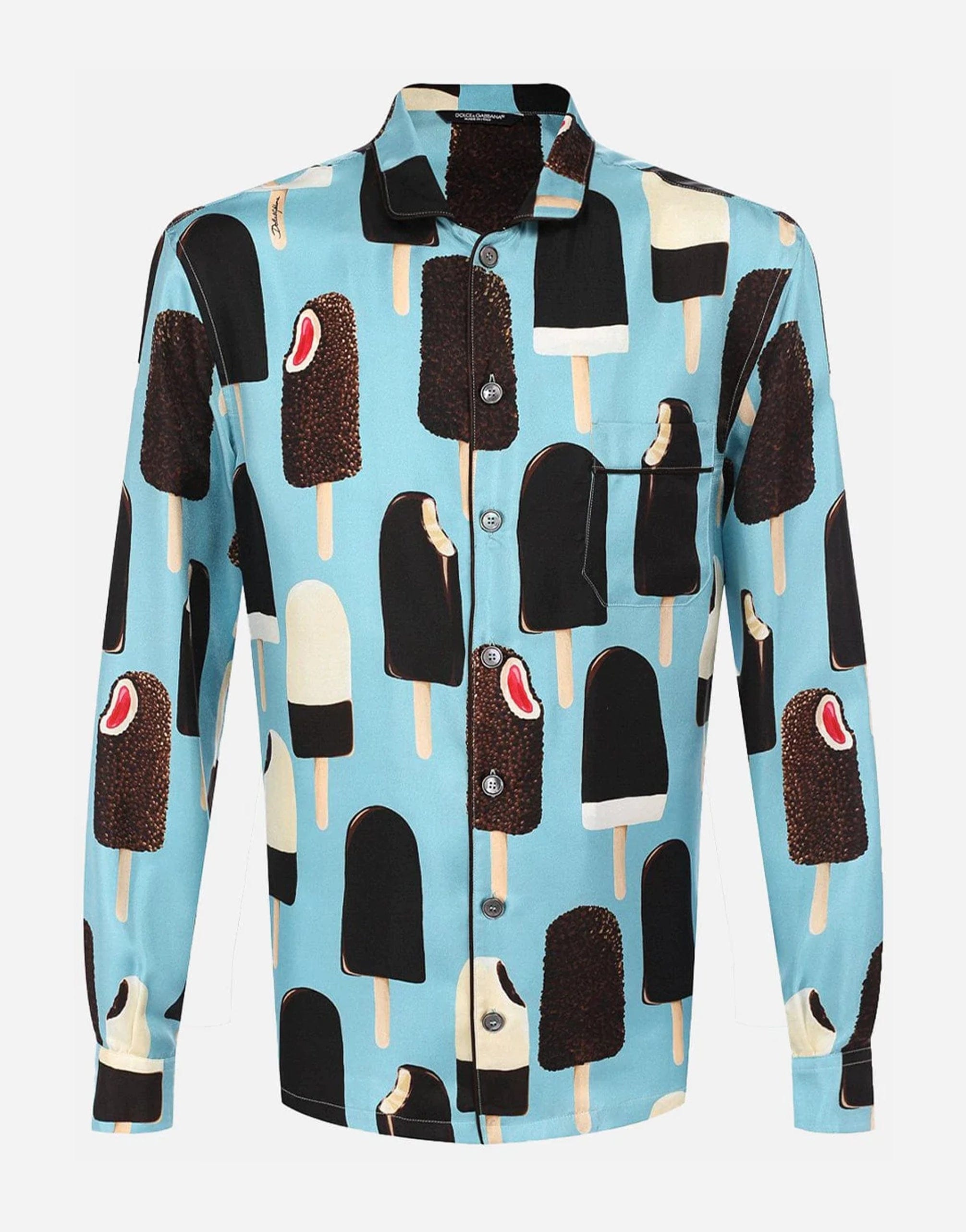 Dolce & Gabbana Ice Cream Print Shirt | Sendegaro Dolce & Gabbana Ice Cream Print Shirt | Sendegaro