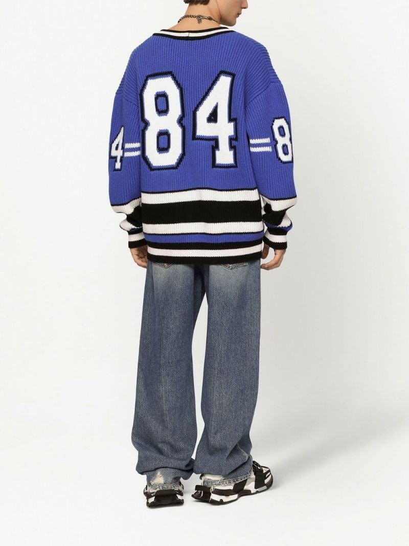 Dolce & Gabbana Inlaid DG Logo Cotton Cardigan