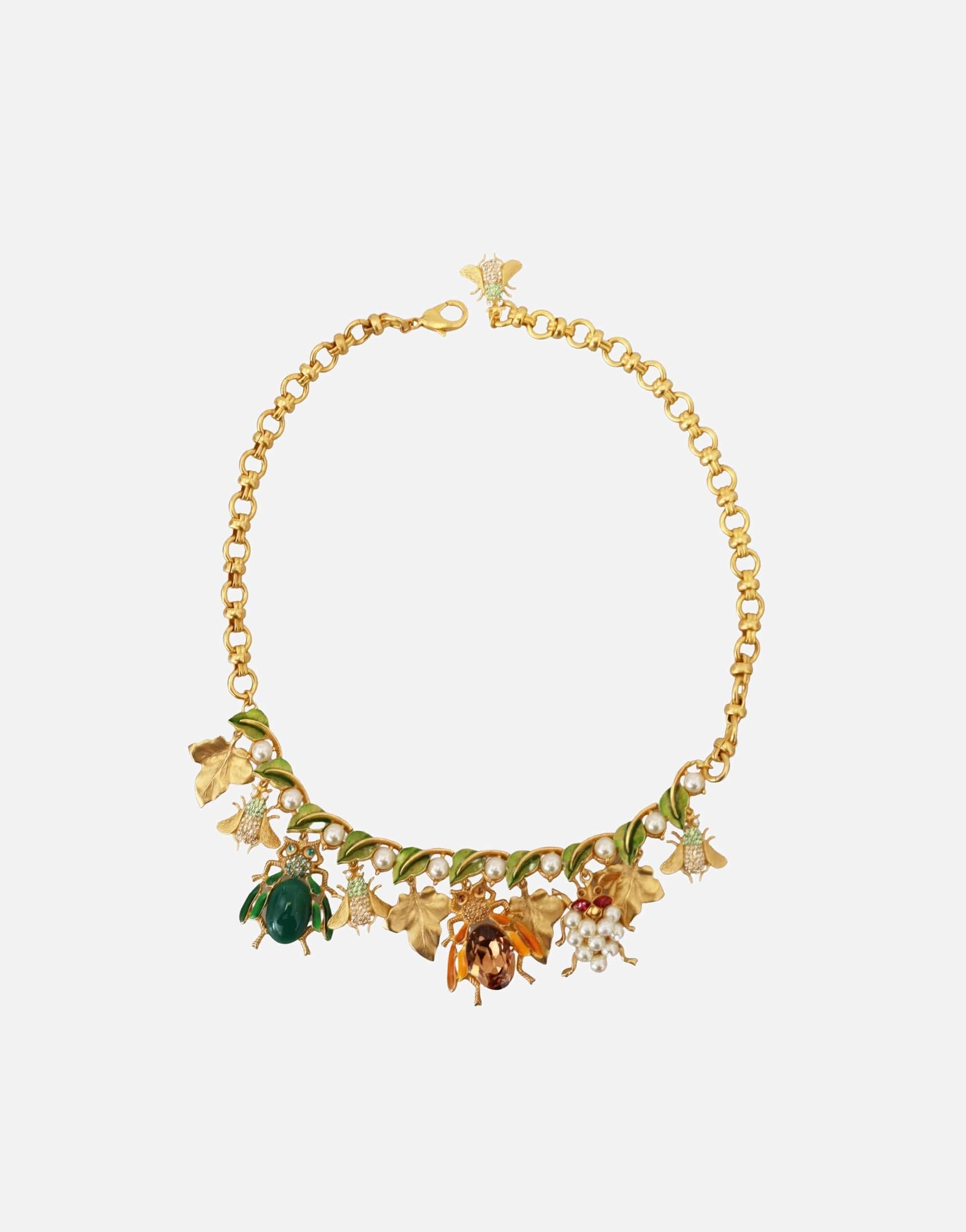 Dolce & Gabbana Insects Embellished Necklace