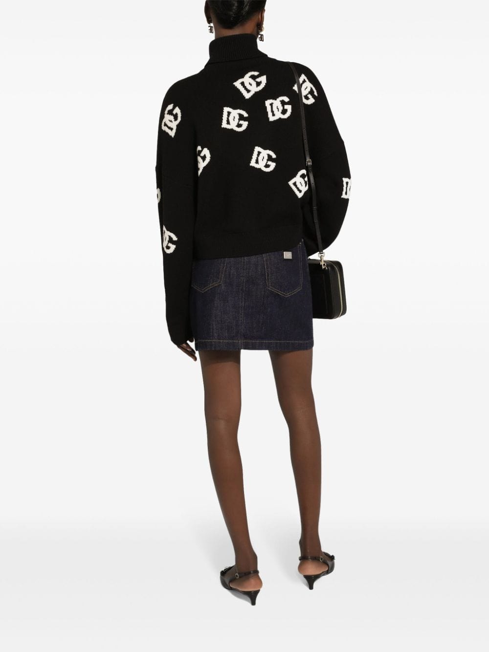 Dolce & Gabbana Intarsia-Knit Logo Sweater