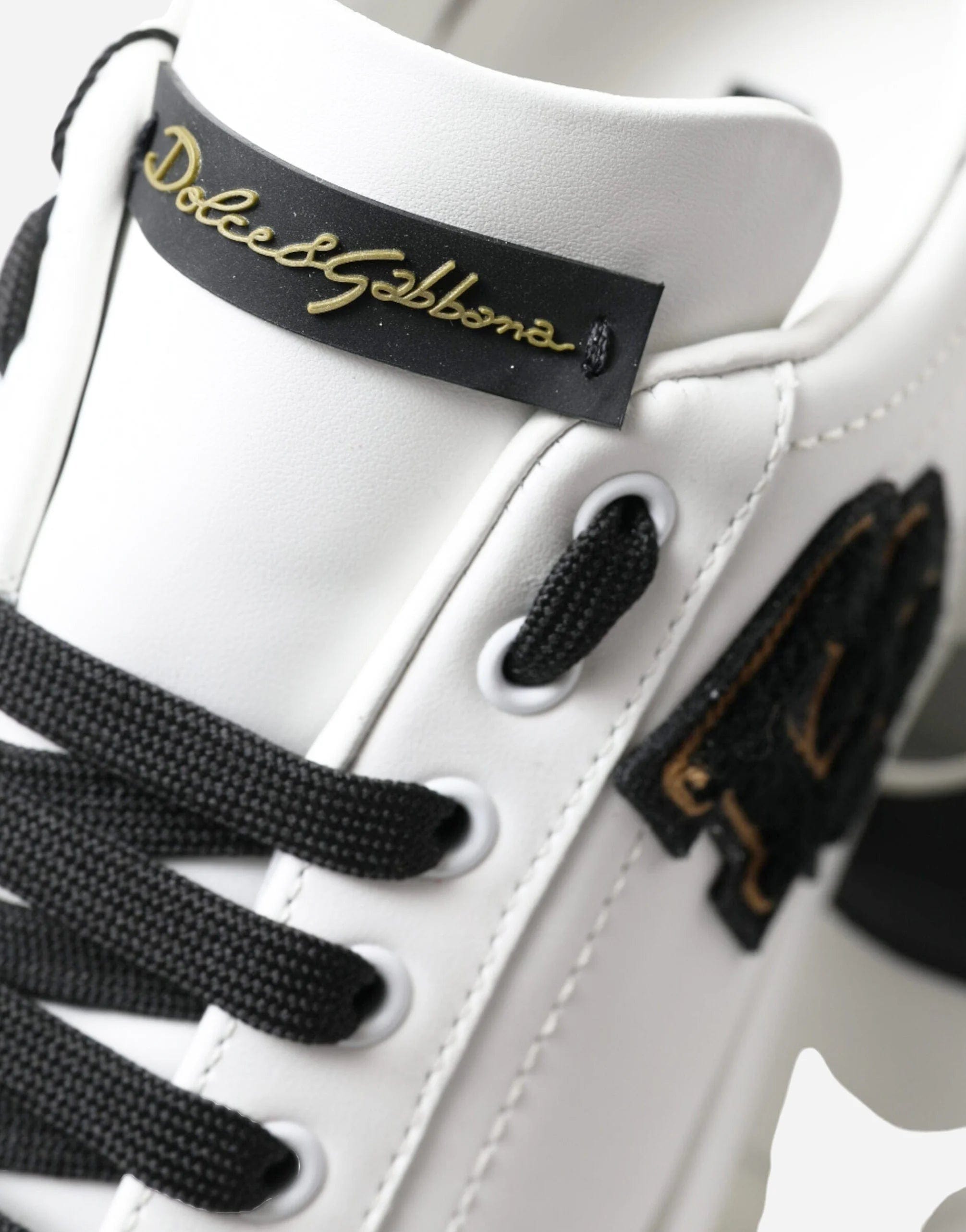 Dolce & Gabbana Interlock Logo Patch Portofino Sneakers