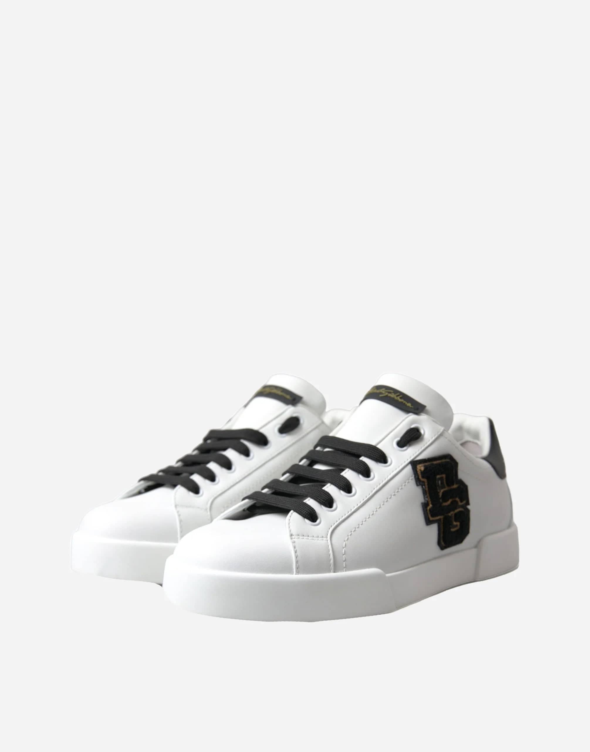 Dolce & Gabbana Interlock Logo Patch Portofino Sneakers