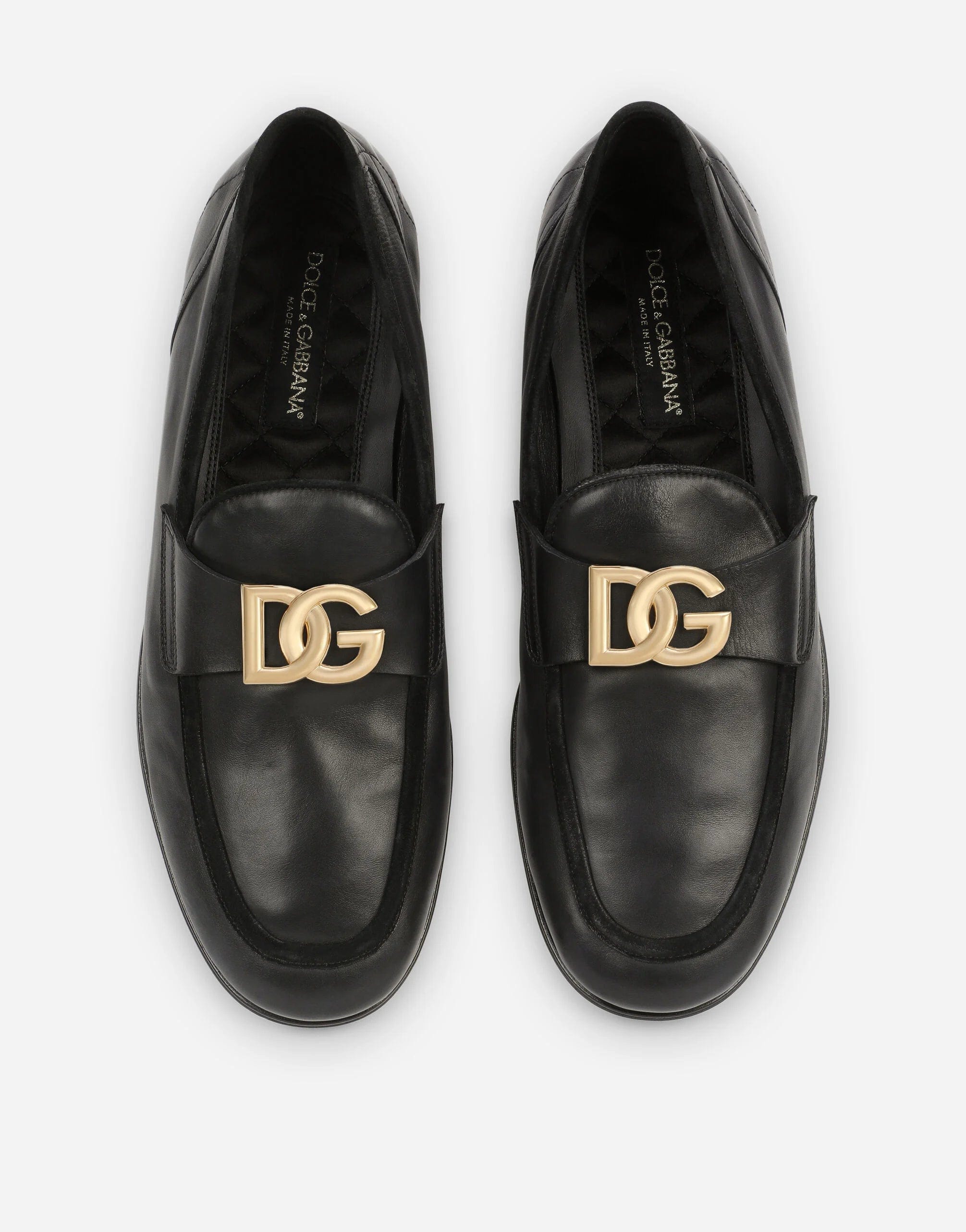 Dolce & Gabbana Interlocking DG-Plaque Loafers