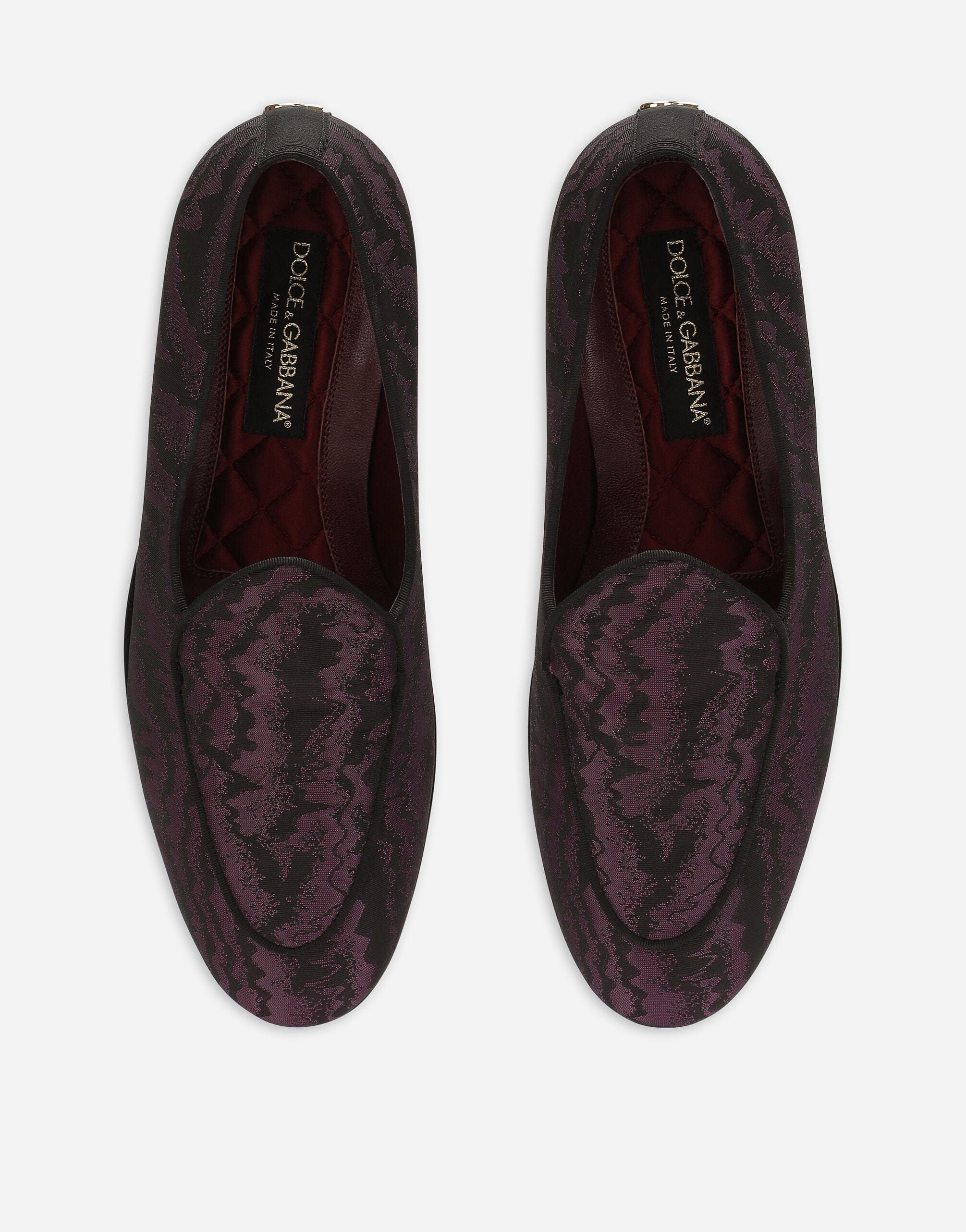 Dolce & Gabbana Iridescent Caravaggio Slippers