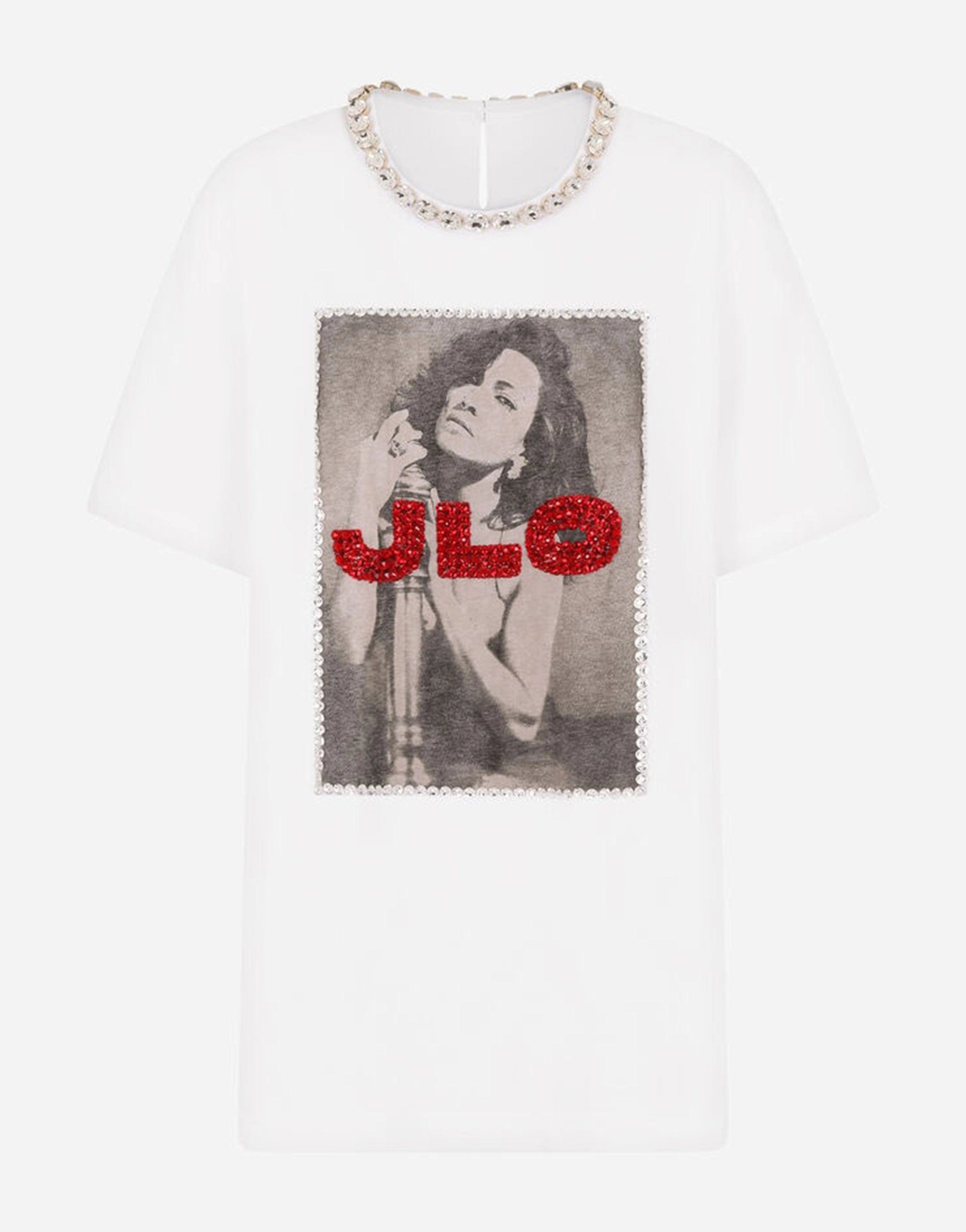 Dolce & Gabbana J.Lo写真プリントTシャツ | Sendegaro KR Dolce & Gabbana J.Lo写真プリントTシャツ | Sendegaro KR