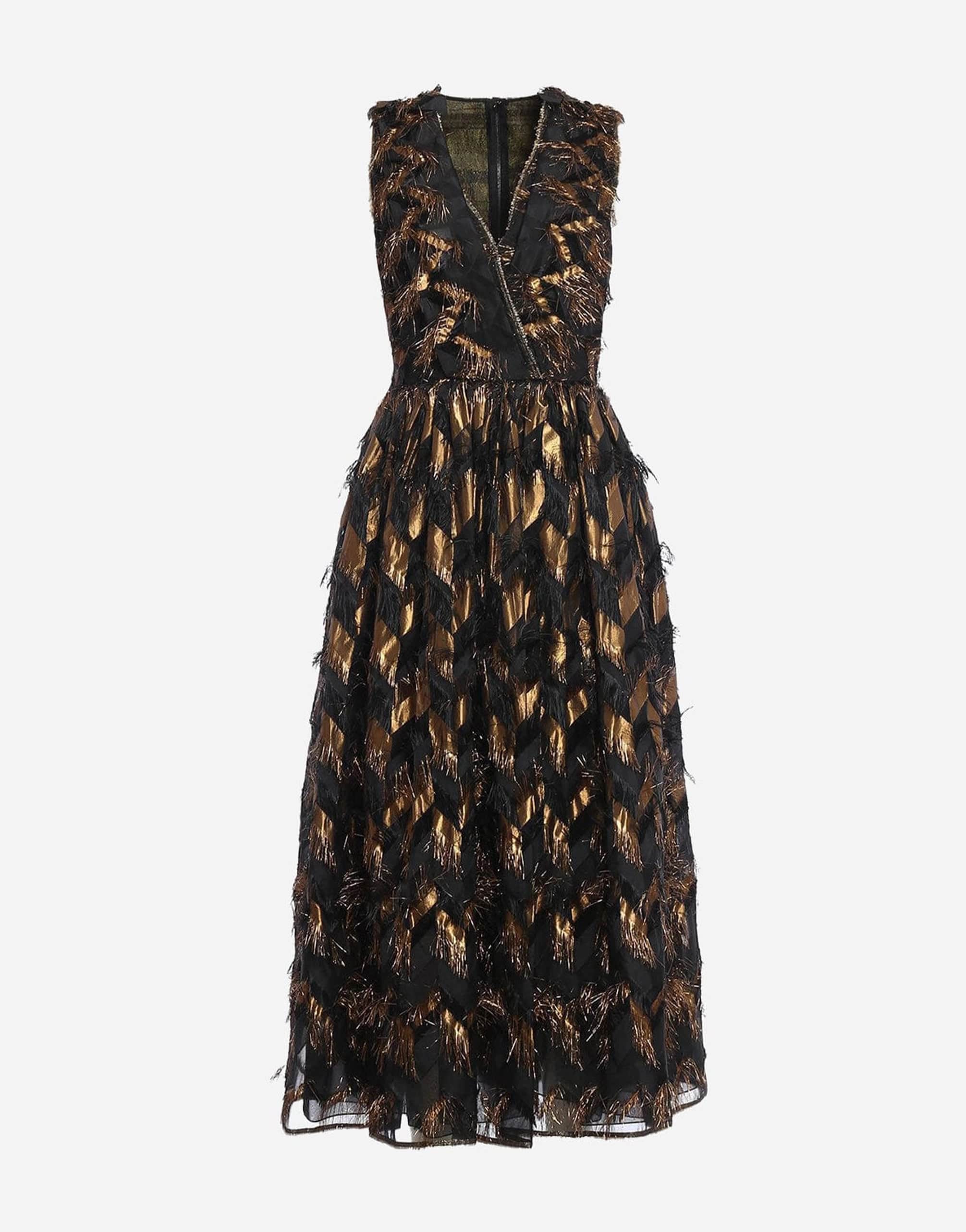 Dolce & Gabbana Jacquard A-Line Maxi Dress | Sendegaro Dolce & Gabbana Jacquard A-Line Maxi Dress | Sendegaro