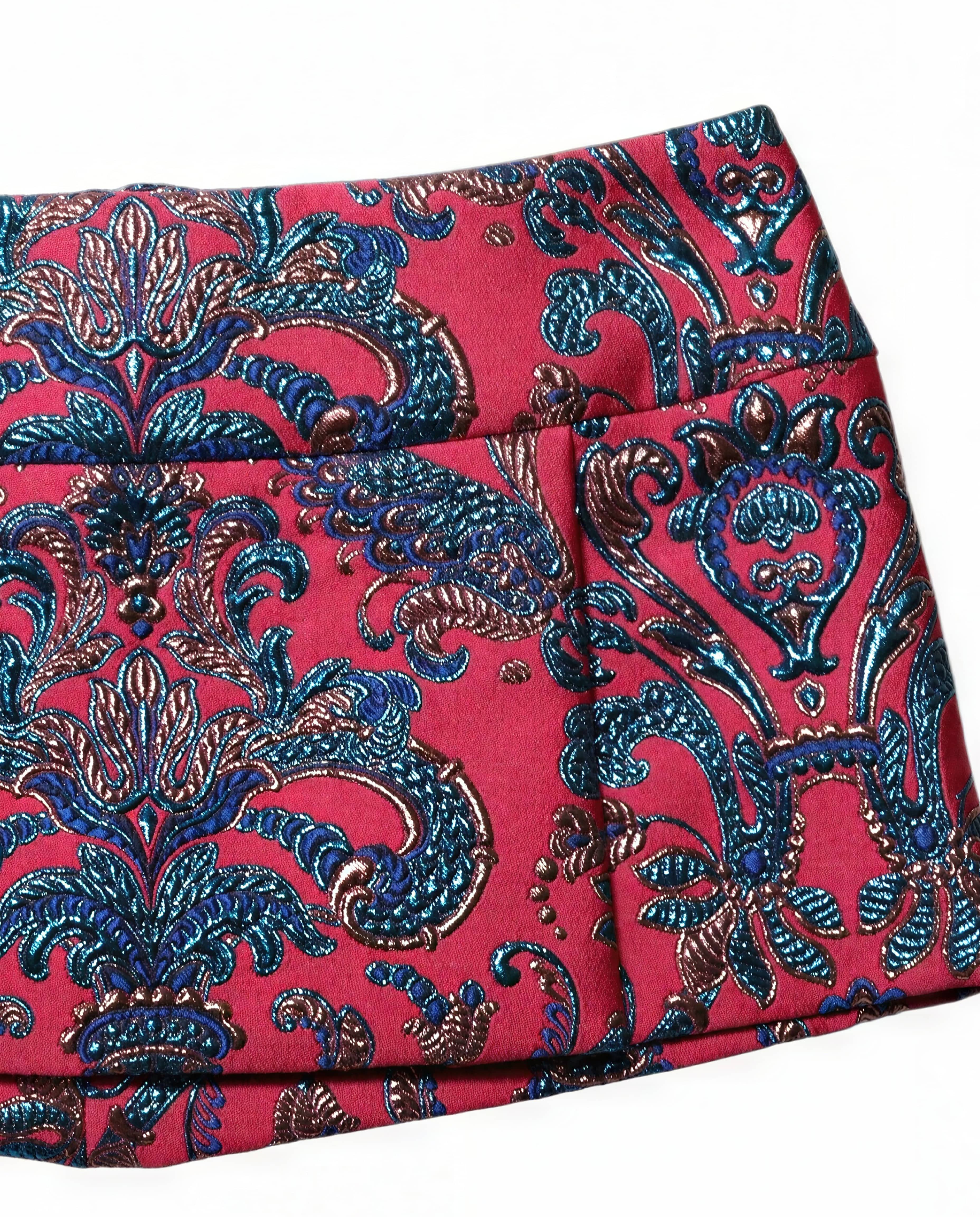 Dolce & Gabbana Jacquard Mini Skirt