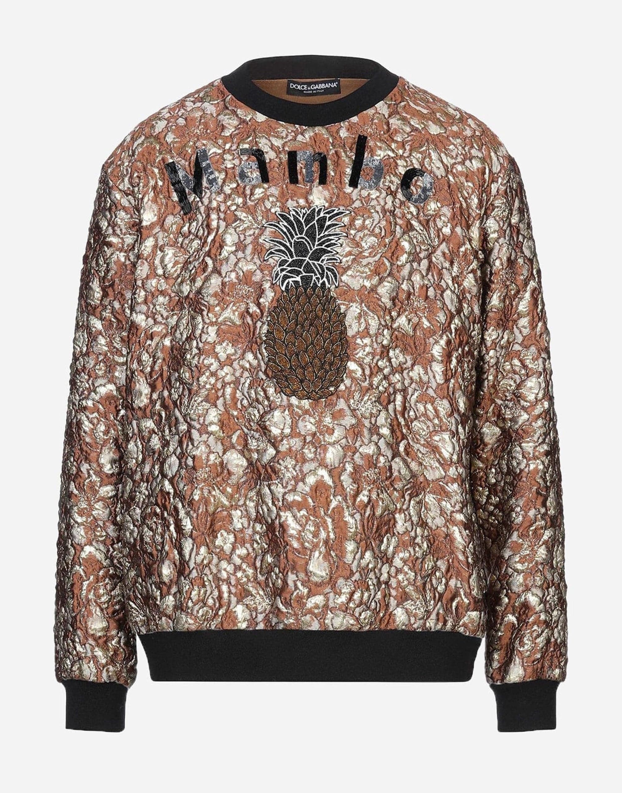 Dolce & Gabbana Jacquard Pineapple-Embellished Sweatshirt